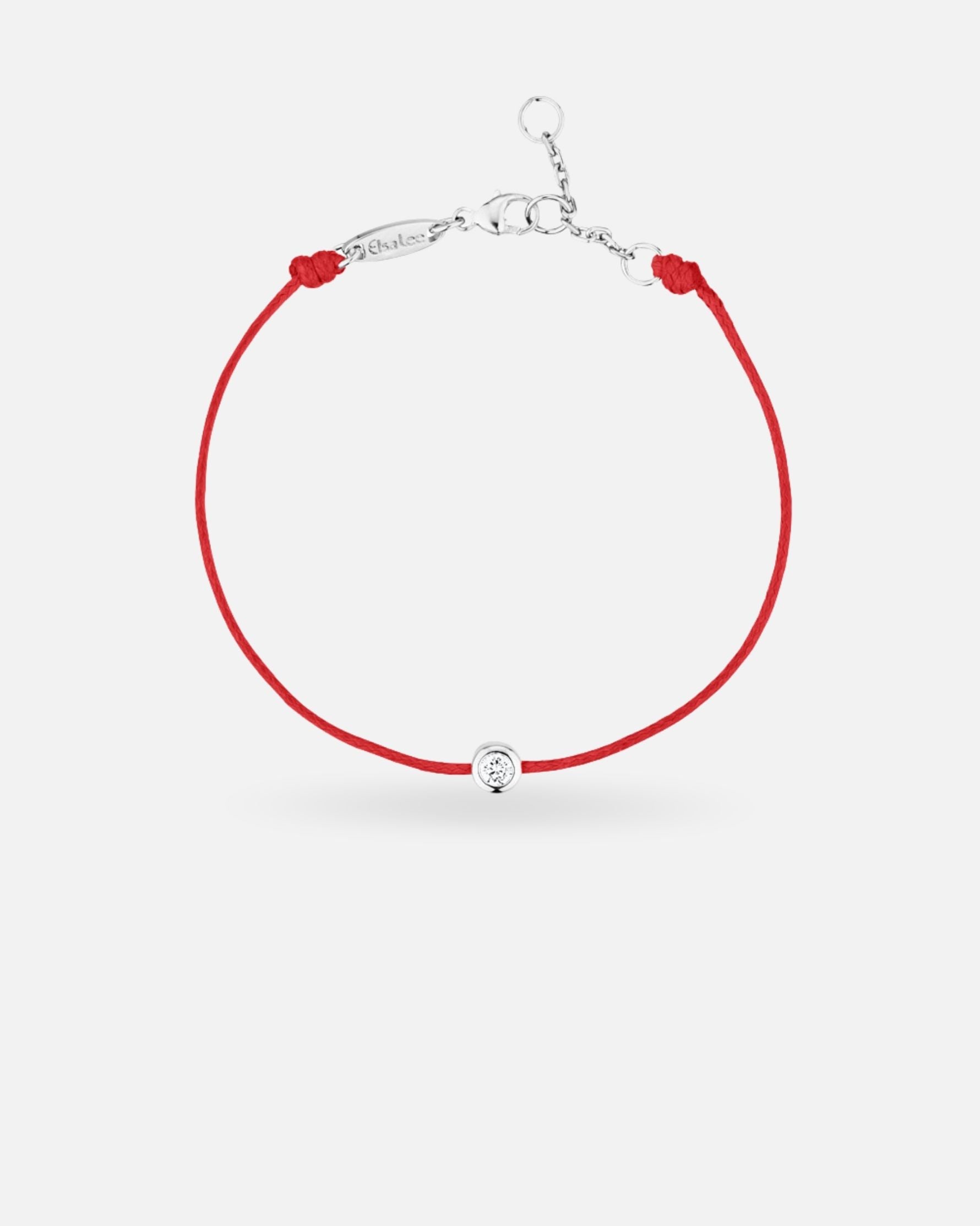 Bracelet Clear Spirit – Cordon Rouge & Argent 925