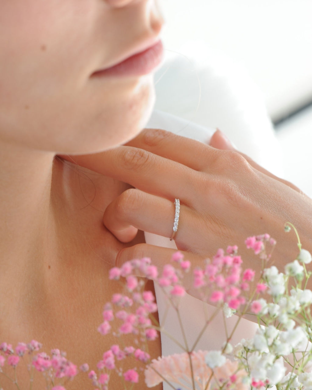 Alliance Femme – Argent 925 & Zirconiums