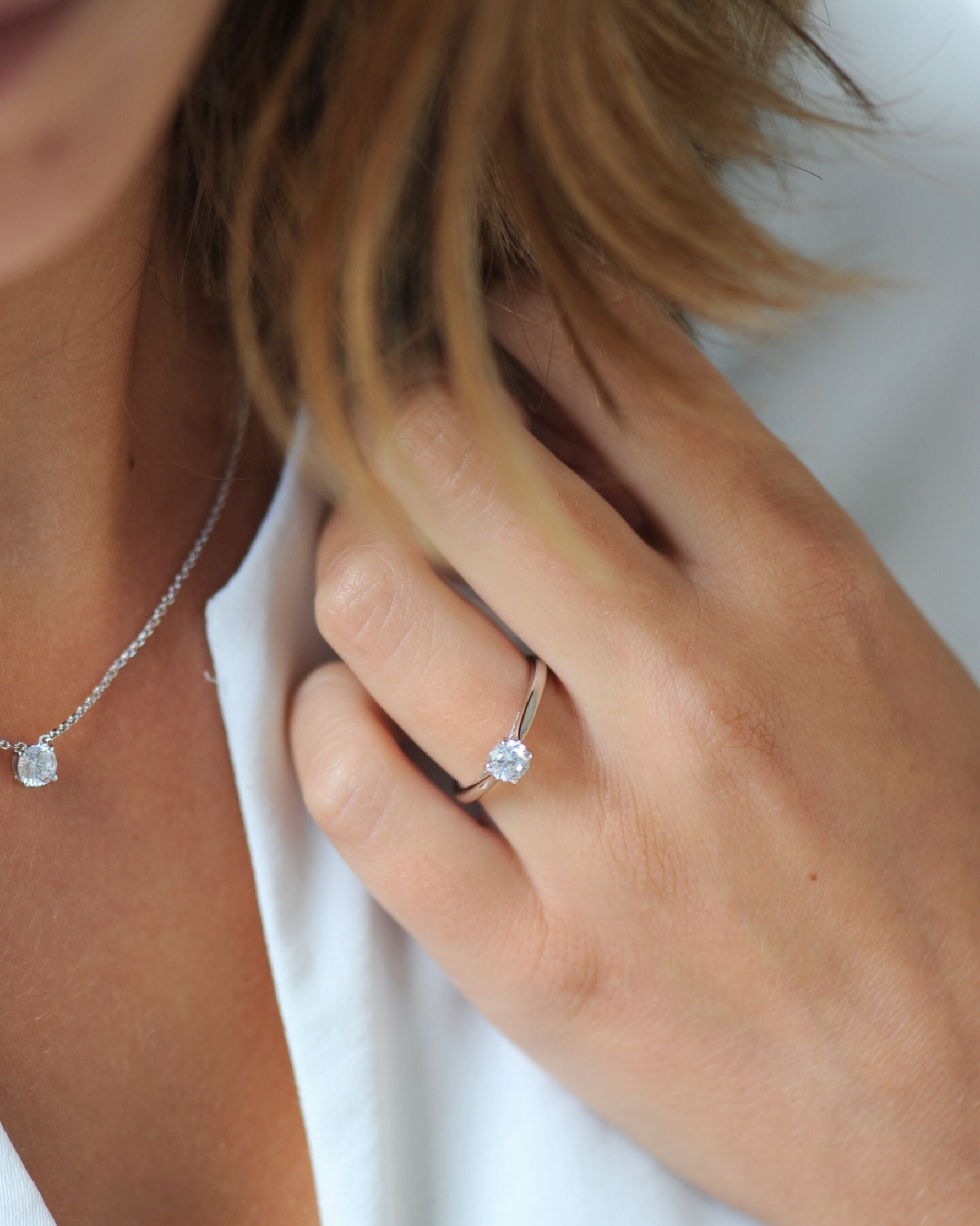 Bague solitaire diamant 2,02 carats en platine Bague solitaire diamant 2,02 carats en platine