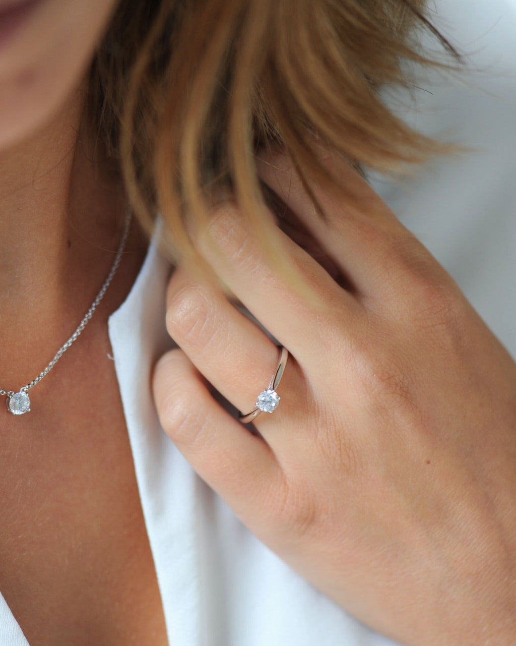 Bague Solitaire Tradition – Argent 925