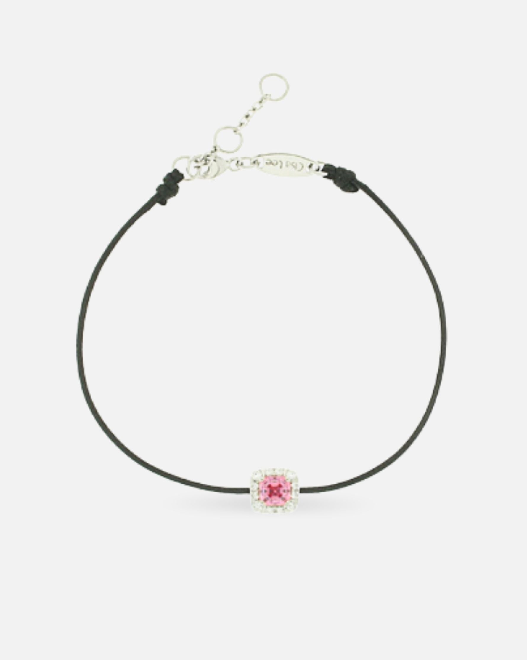 Bracelet Clear Spirit – Argent 925 & Cordon Noir (Copie)