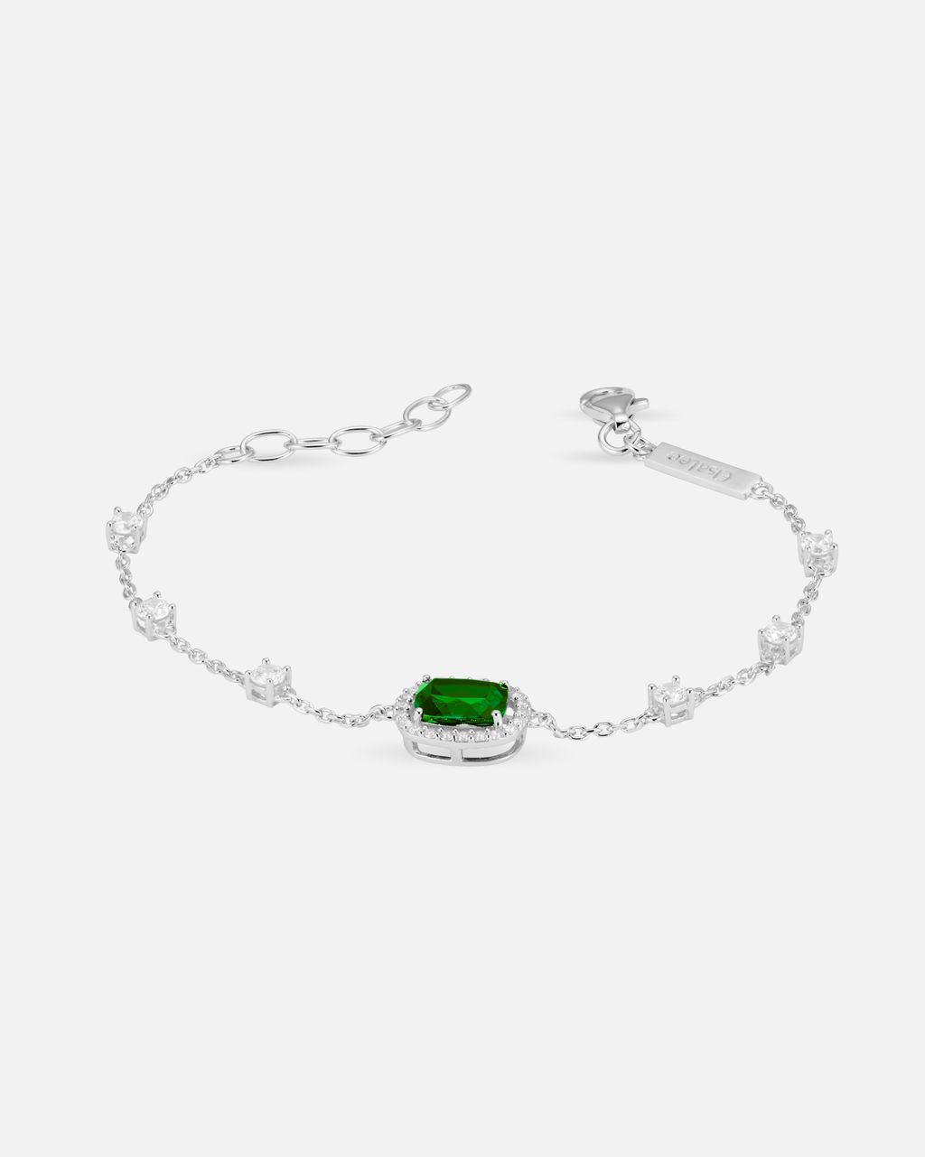 Bracelet Émeraude Tradition – Argent 925
