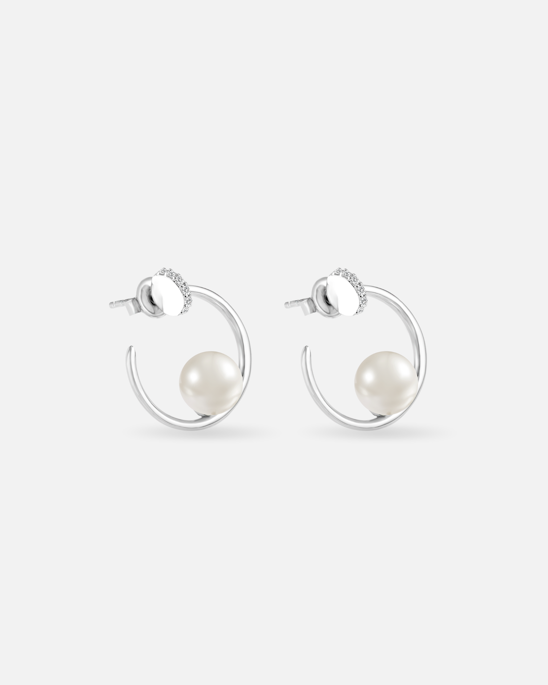 Boucles d’oreilles Pureté – Argent 925