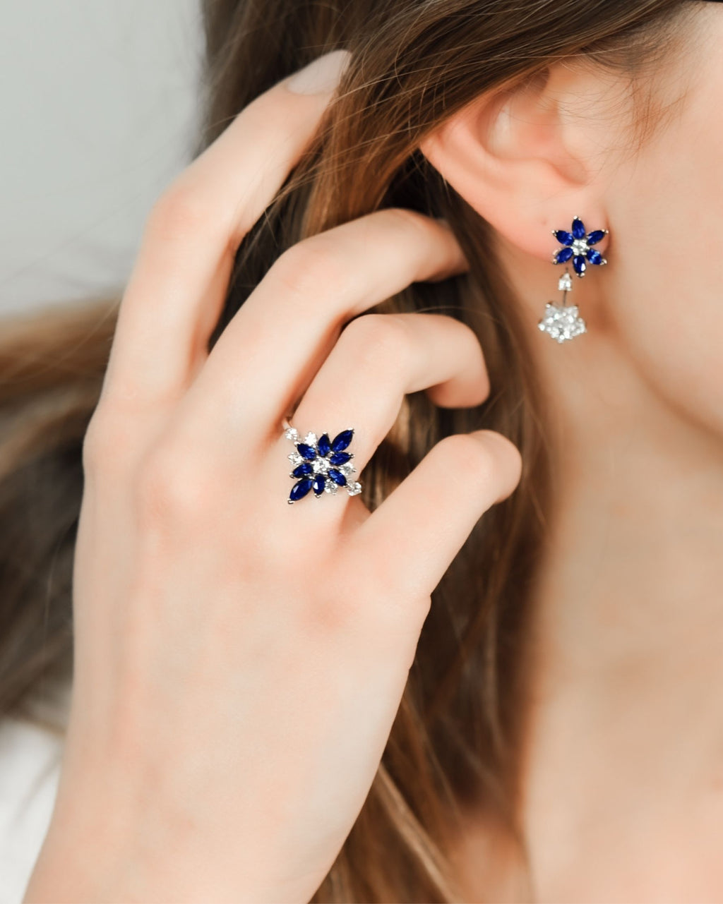 Bague Saphir Daisy