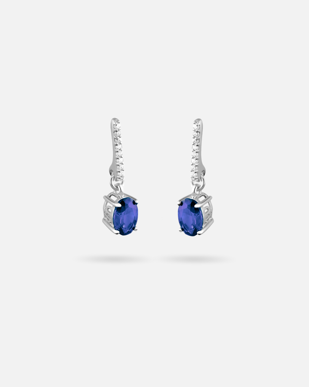 Boucles pendantes Saphir Tradition – Argent 925