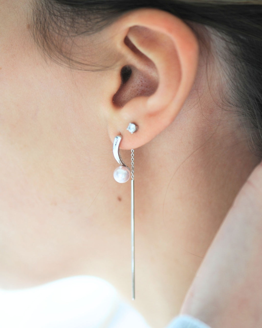 Boucles d’oreilles pendantes Ondine