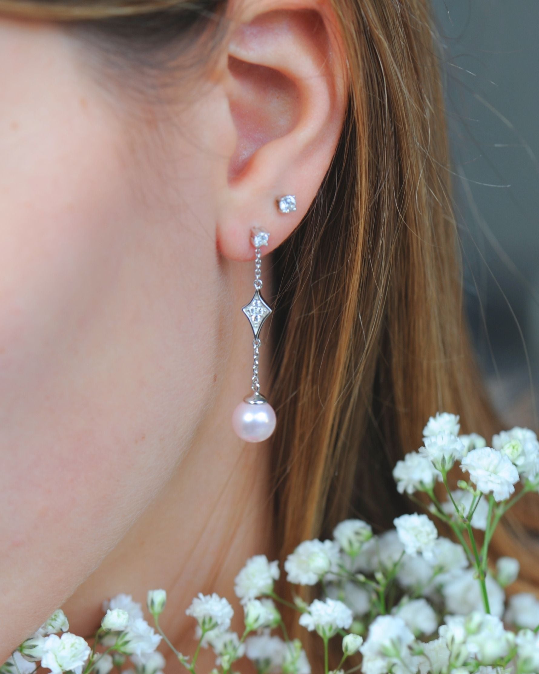 Boucles d'oreilles La Vie en Rose