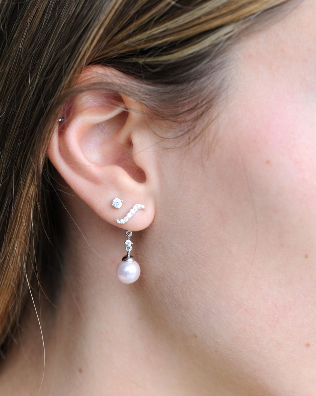 Boucles d'oreilles La Vie en Rose