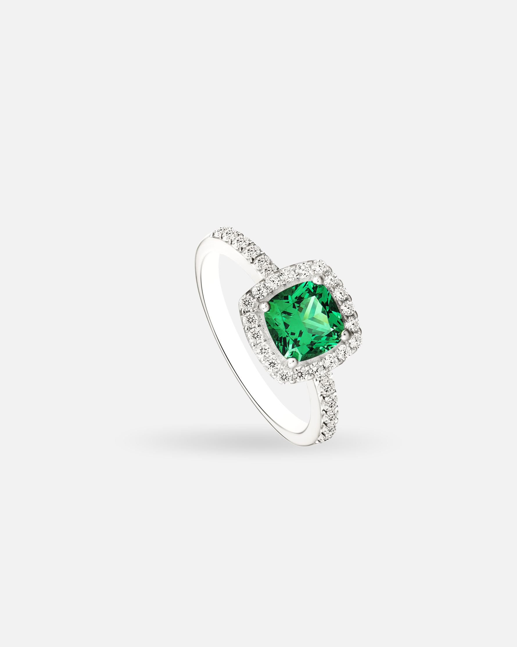 Bague Tradition Émeraude – Argent 925
