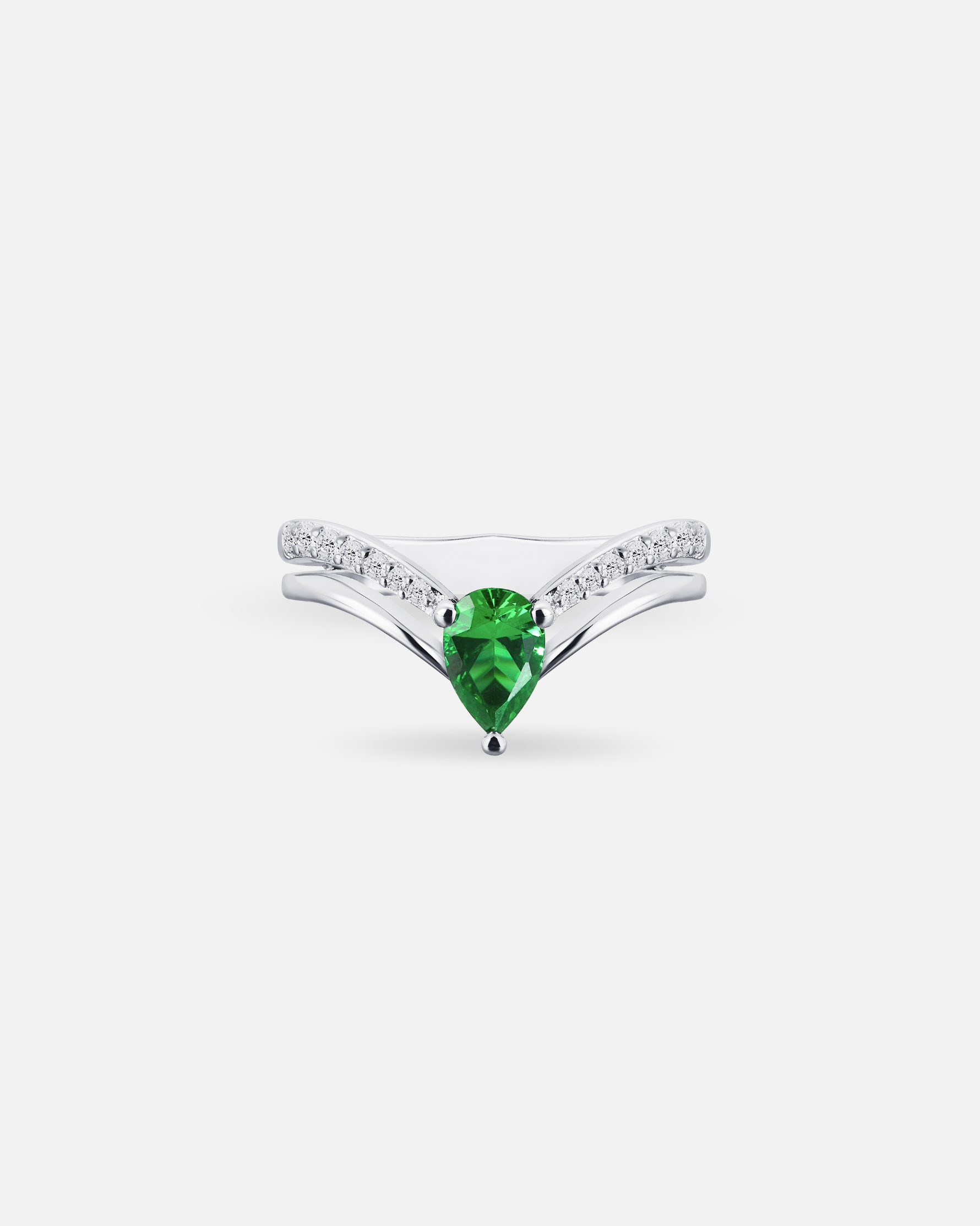 Bague Tradition Émeraude – Argent 925