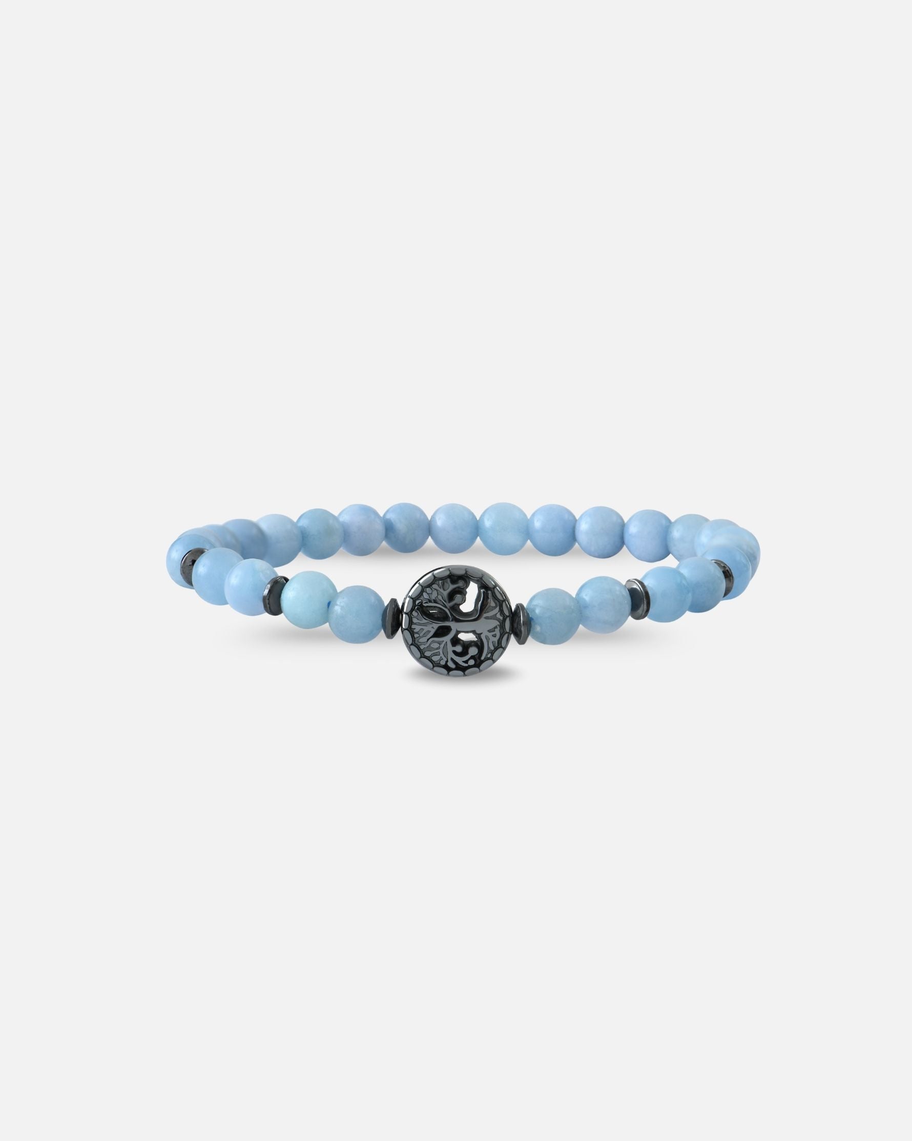 Bracelet Aigue-Marine Arbre de Vie