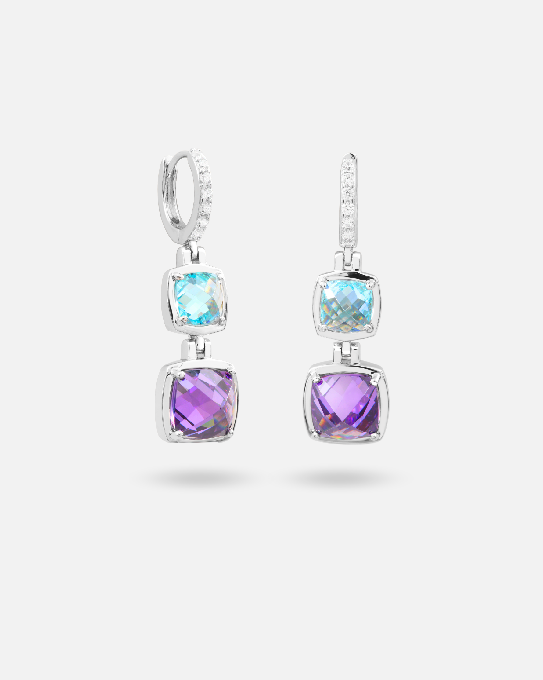 Boucles d'oreilles créoles pendantes Escapade
