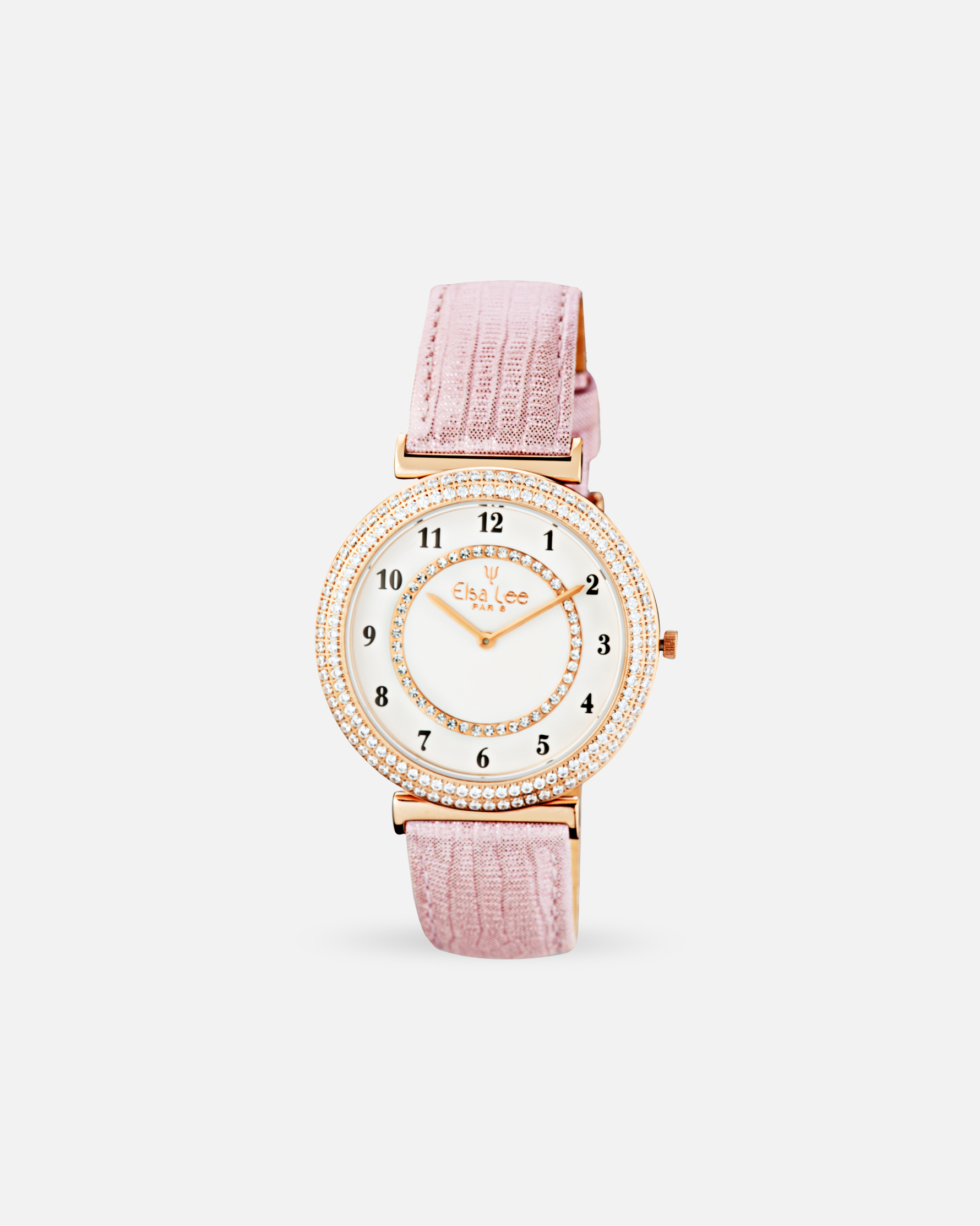 Montre Elsa Lee – Daytime | Cadran Argenté & Dorure Rose