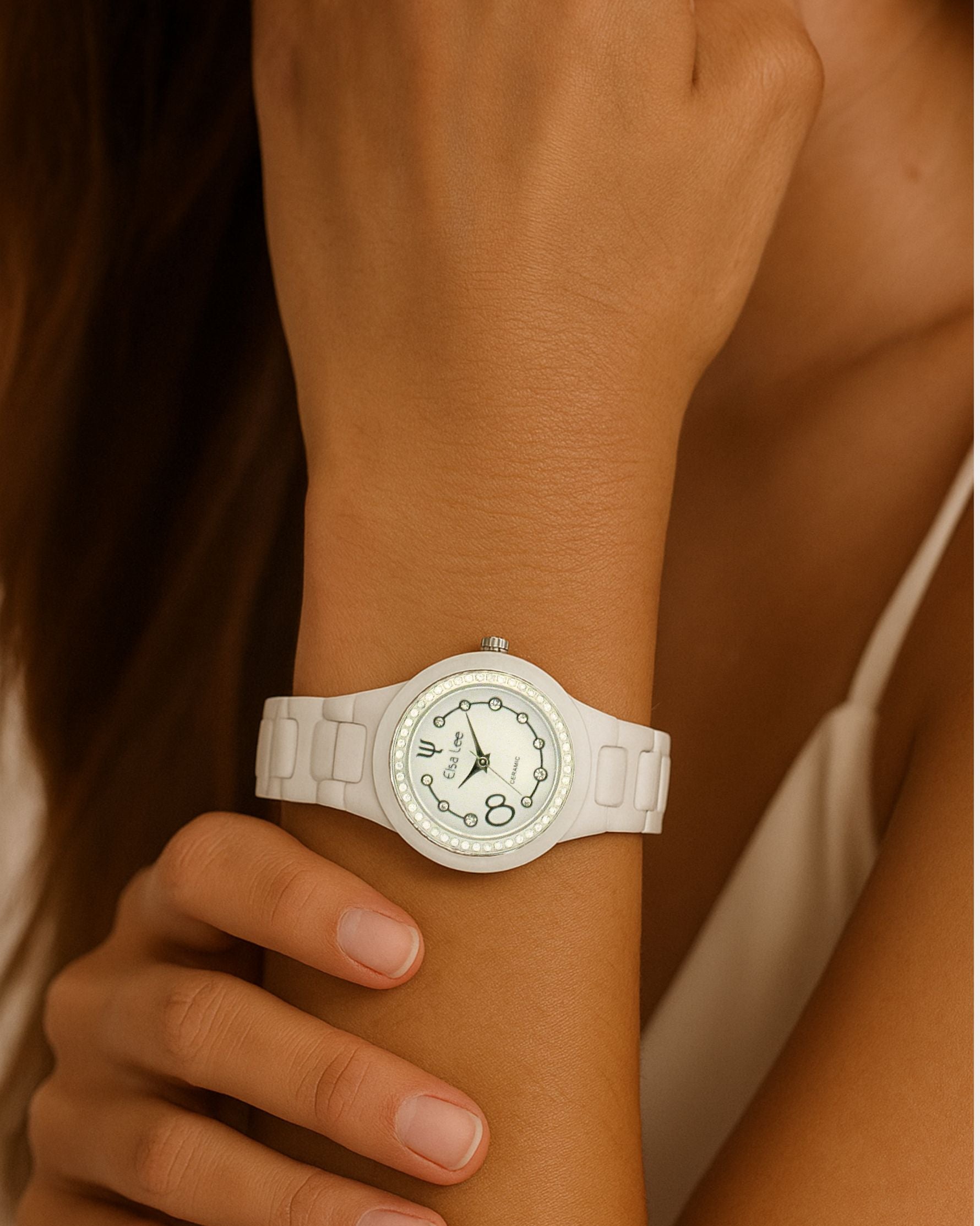 Montre Céramique Blanc – Cadran Blanc