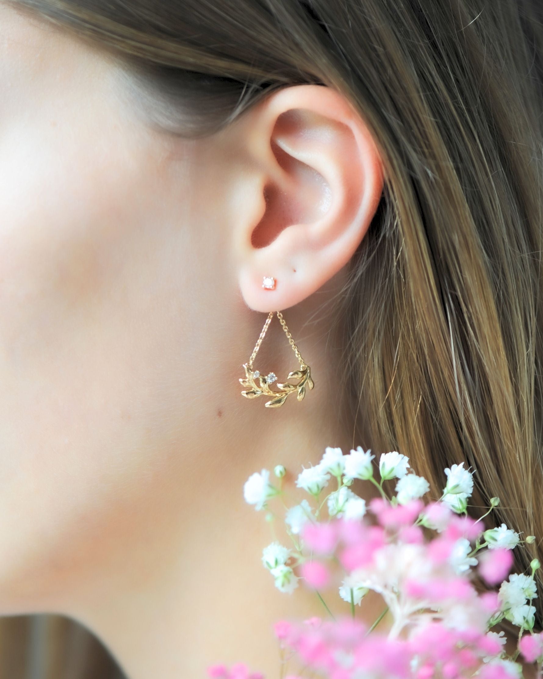 Boucles d’oreilles Ear Jacket Lauréane