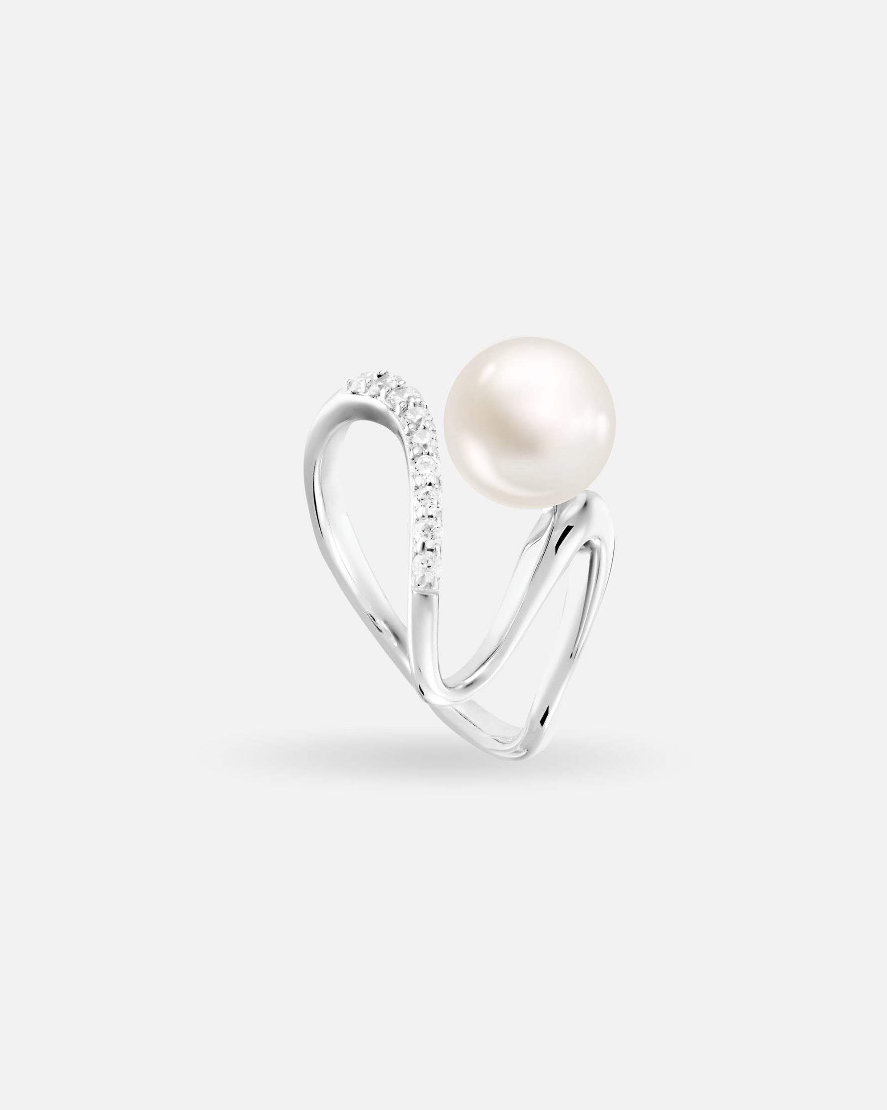 Bague perle en argent Lorelei