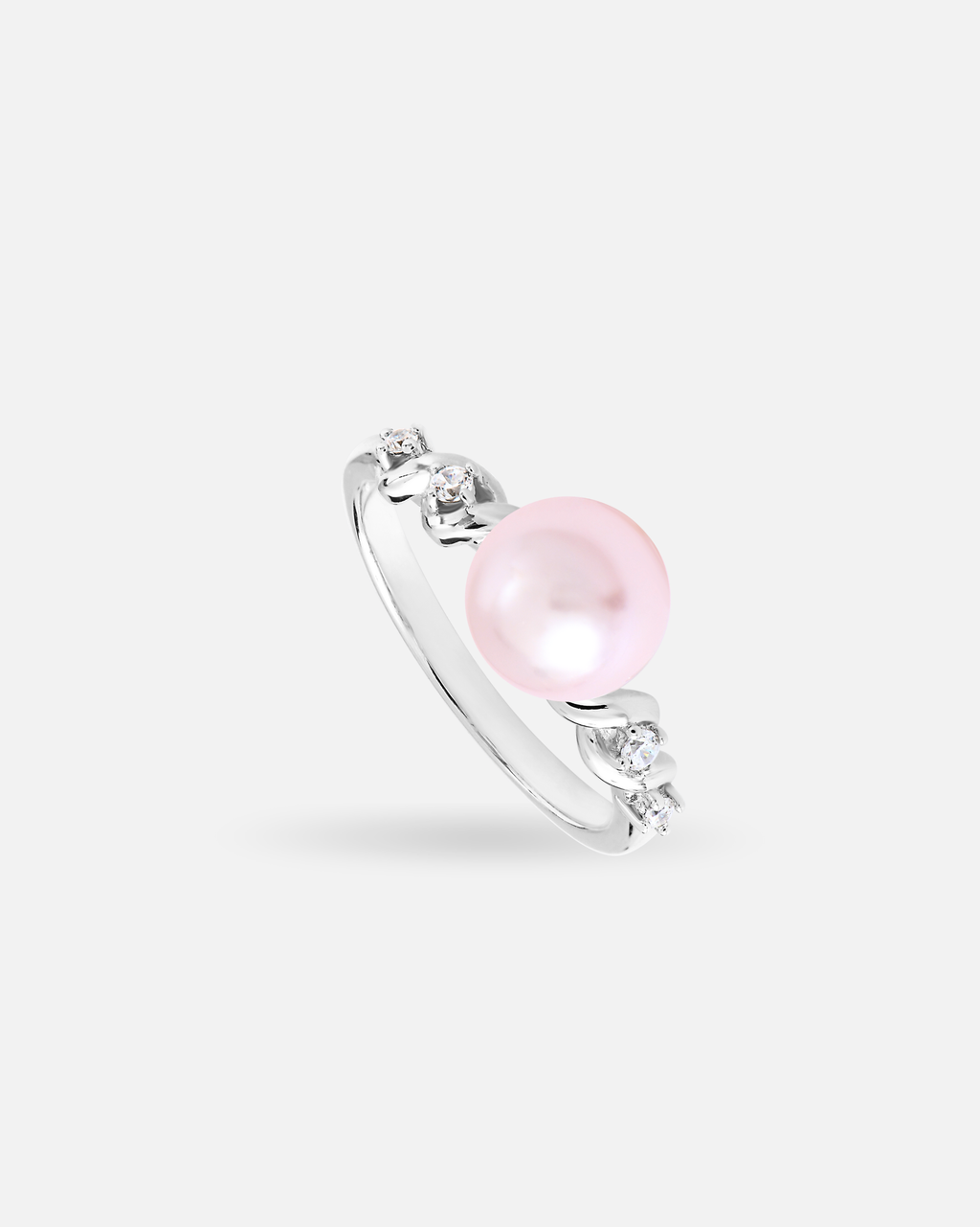 Bague perle rose en argent 925 La Vie en Rose