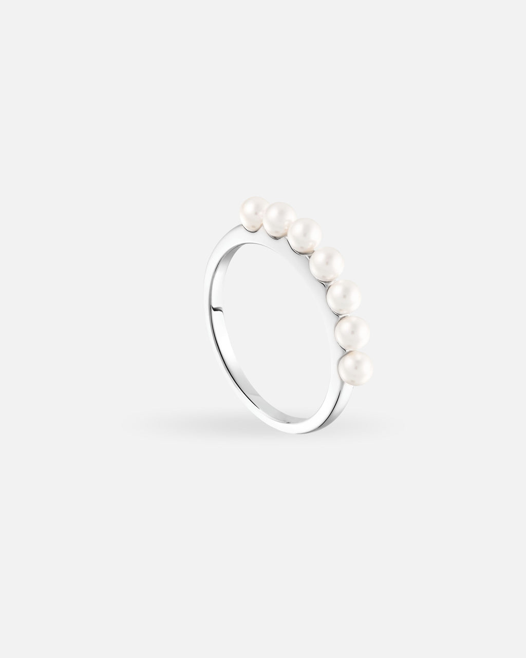 Bague Pureté Cascade – Argent & Perles