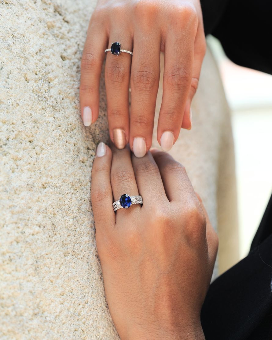 Bague Saphir Tradition en argent 925