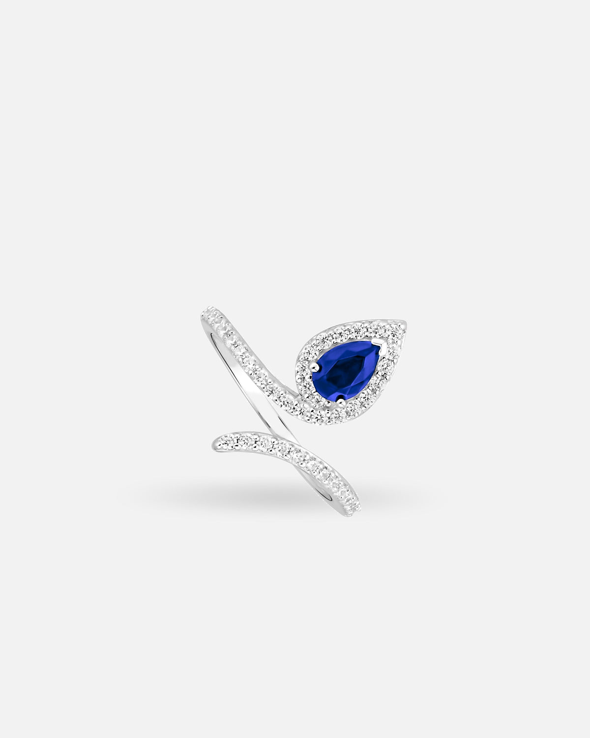 Bague Saphir Marine – Argent 925
