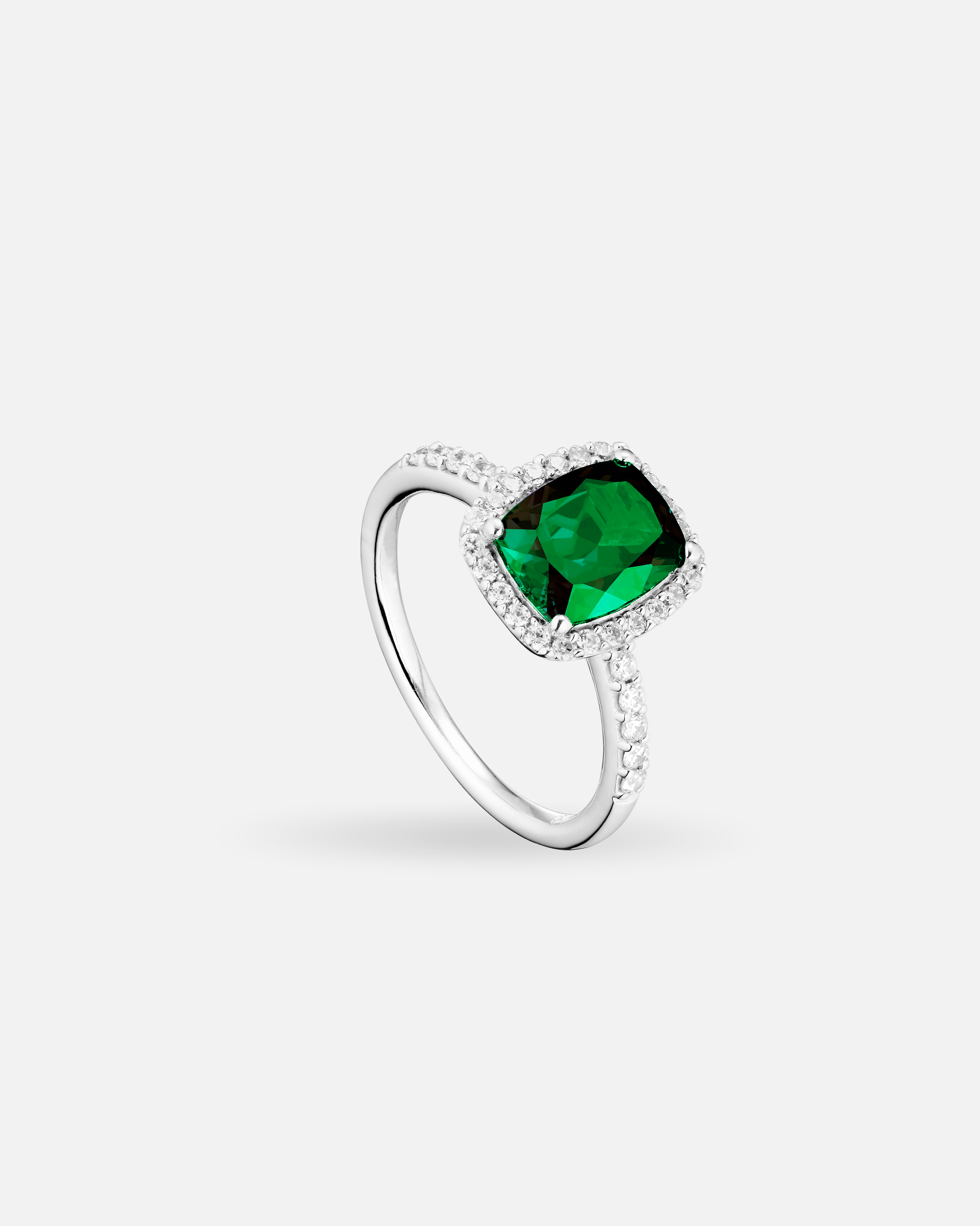 Tradition Emerald Ring – 925 Silver