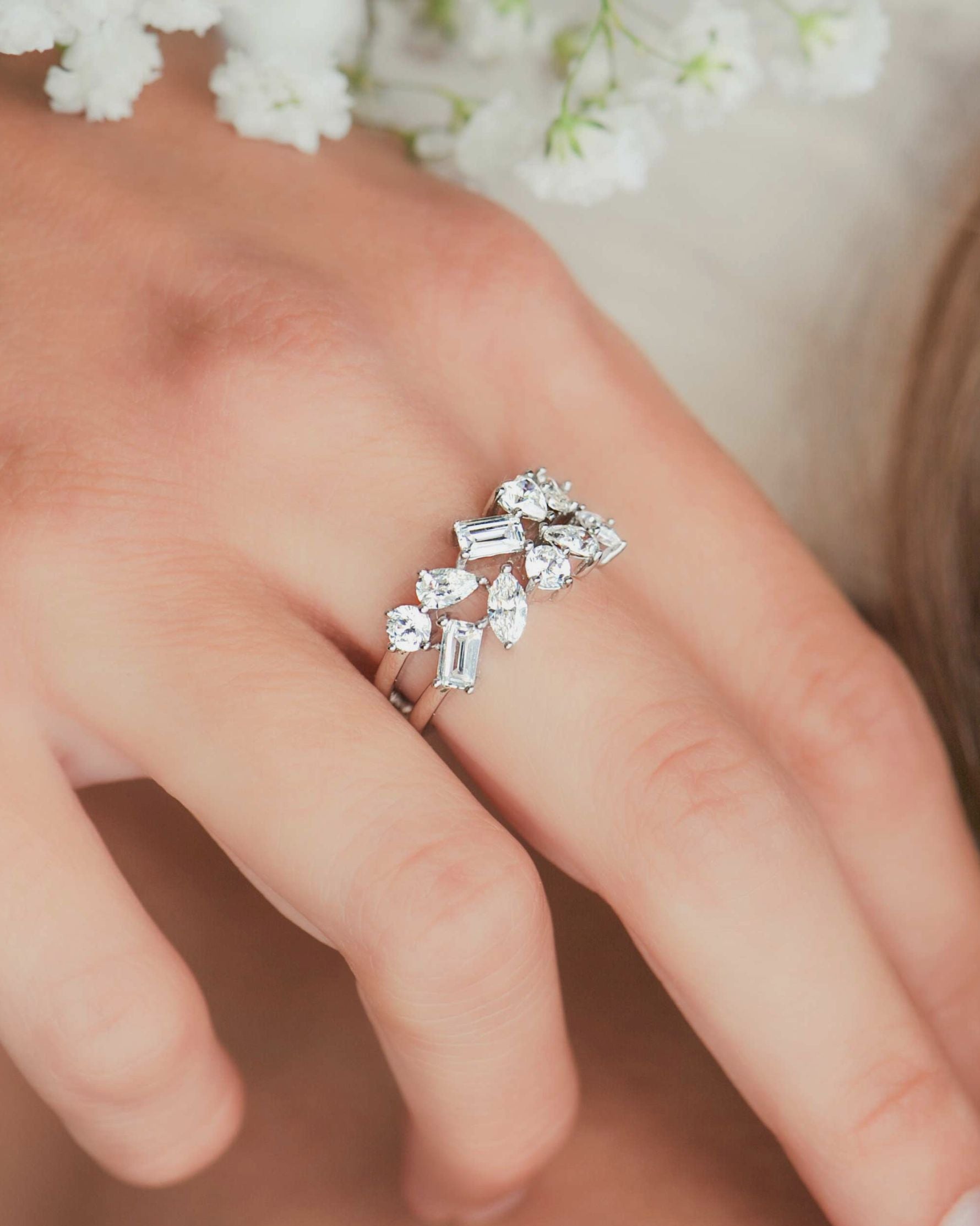 Traditional Rivière Ring – 925 Silver