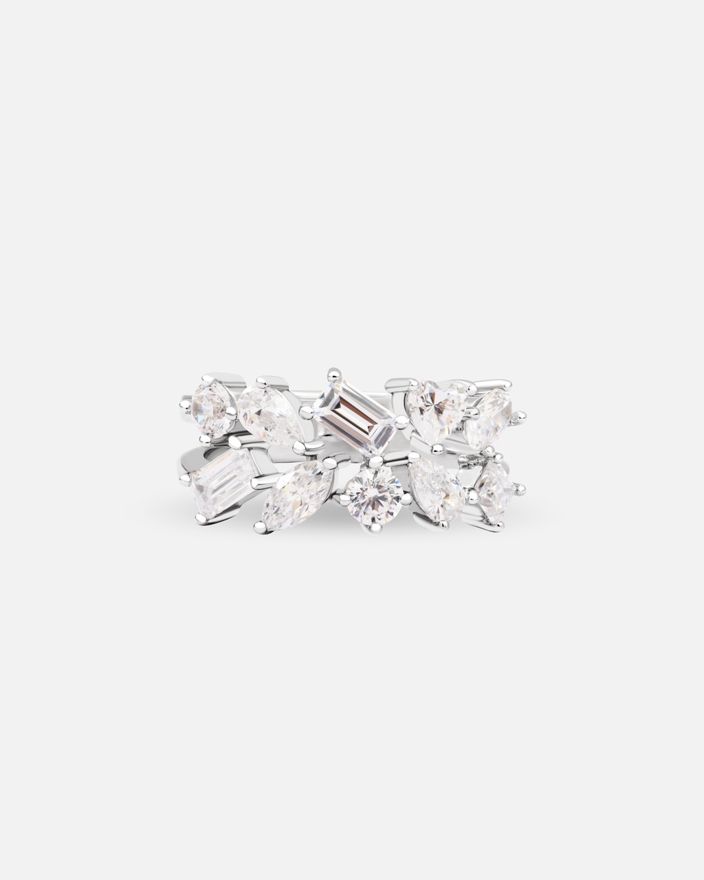 Traditional Rivière Ring – 925 Silver