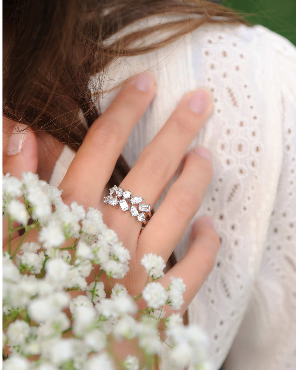 Traditional Rivière Ring – 925 Silver