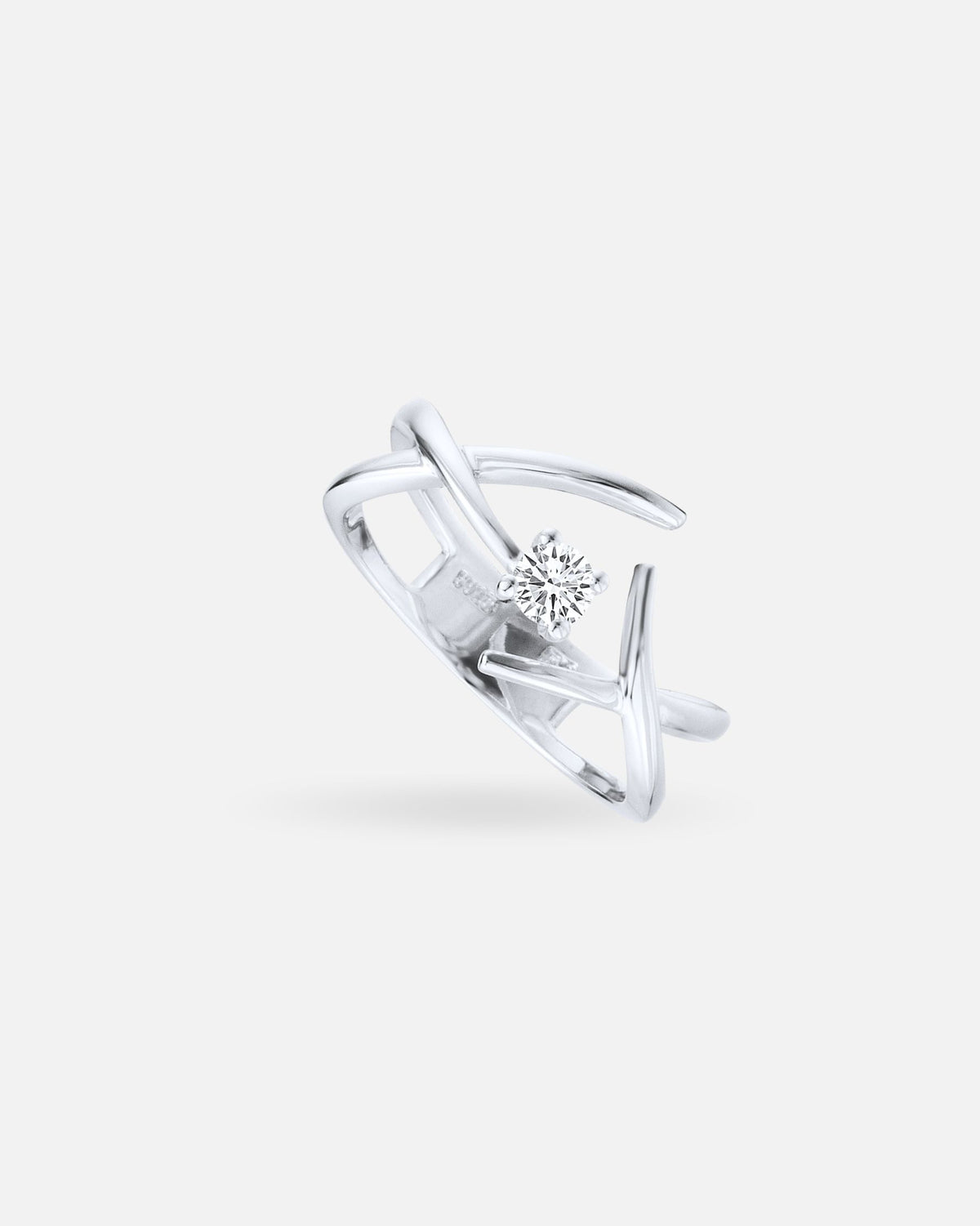 Bague Union en Argent 925 et Zirconium