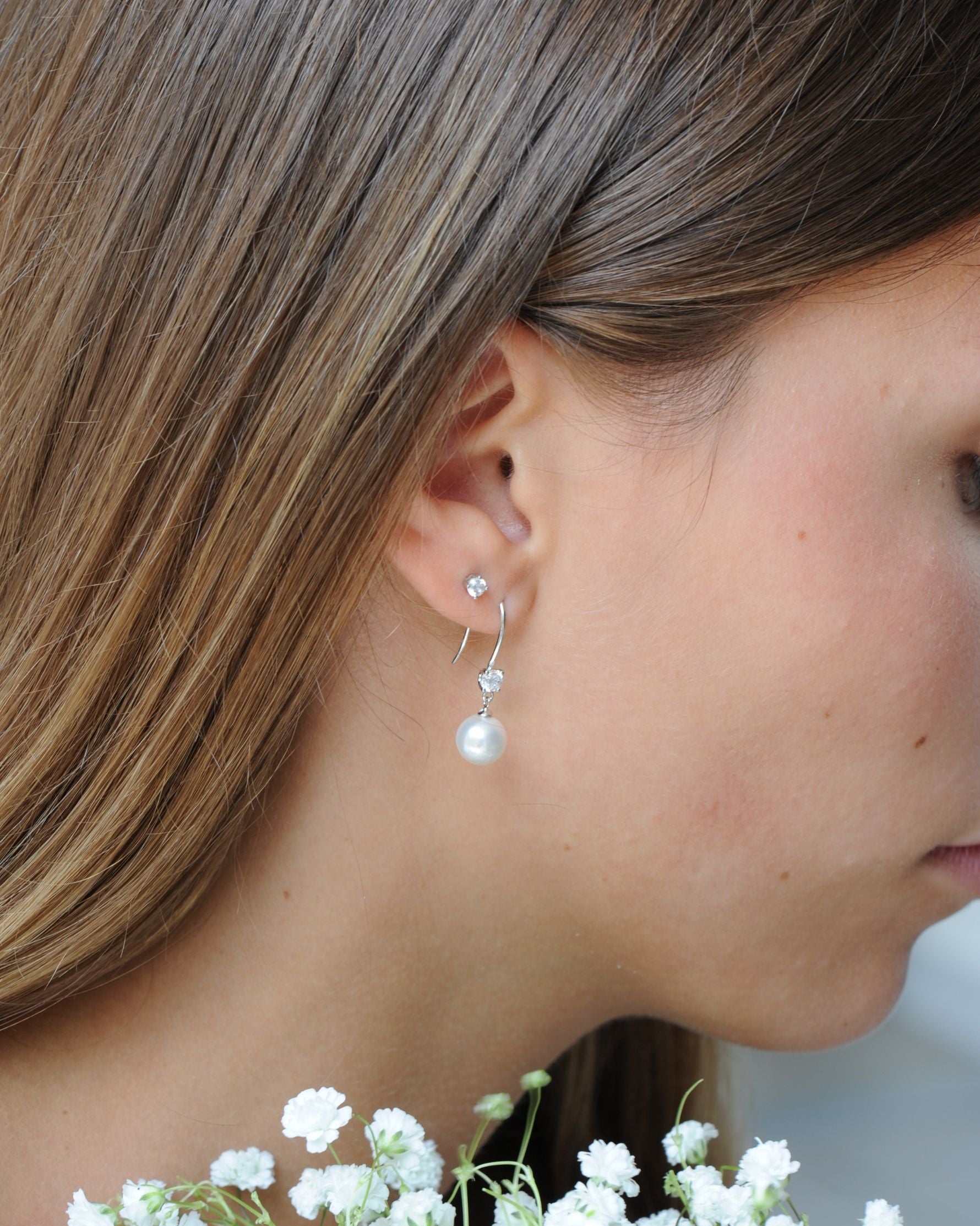 Pureté Earrings – Pearls