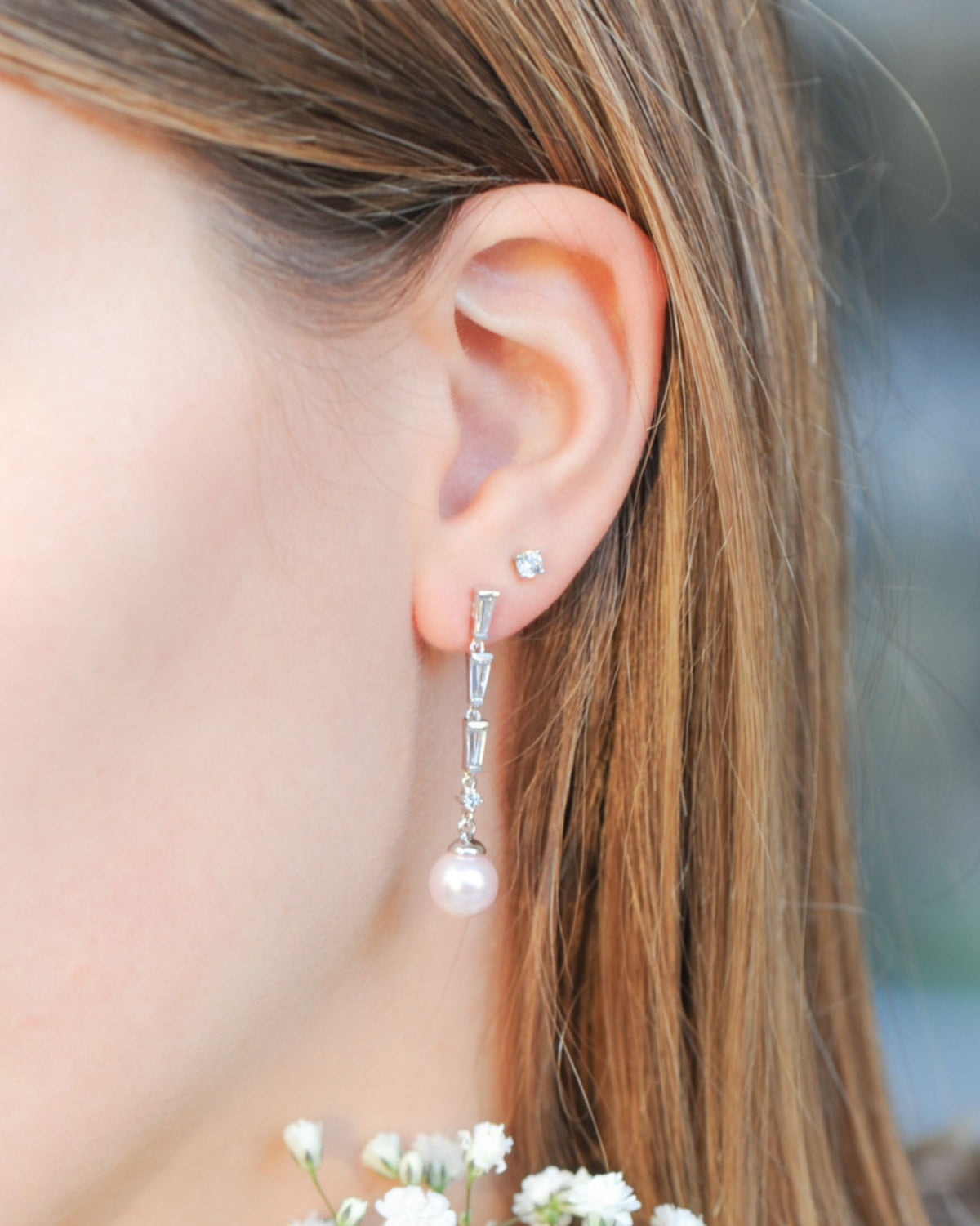 La Vie en Rose earrings 
