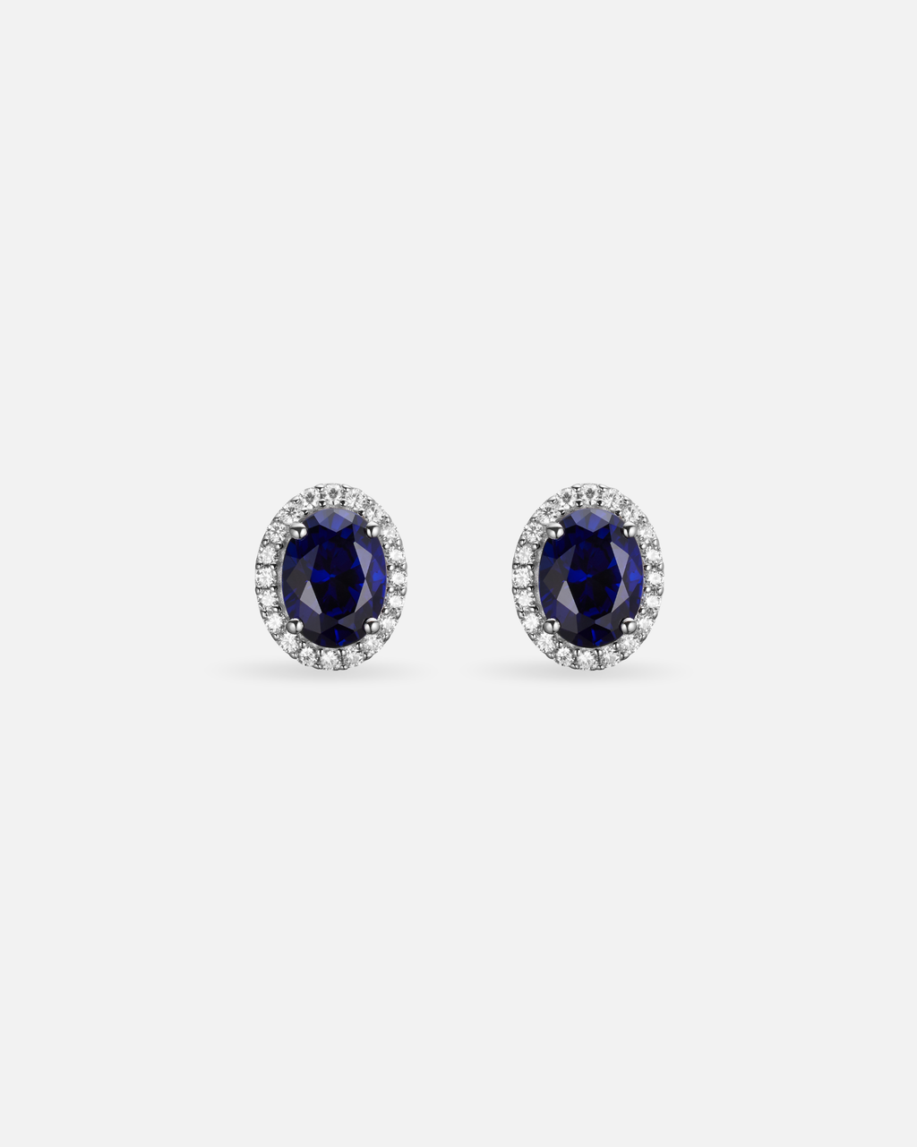 Traditional Sapphire Earrings – 925 Silver