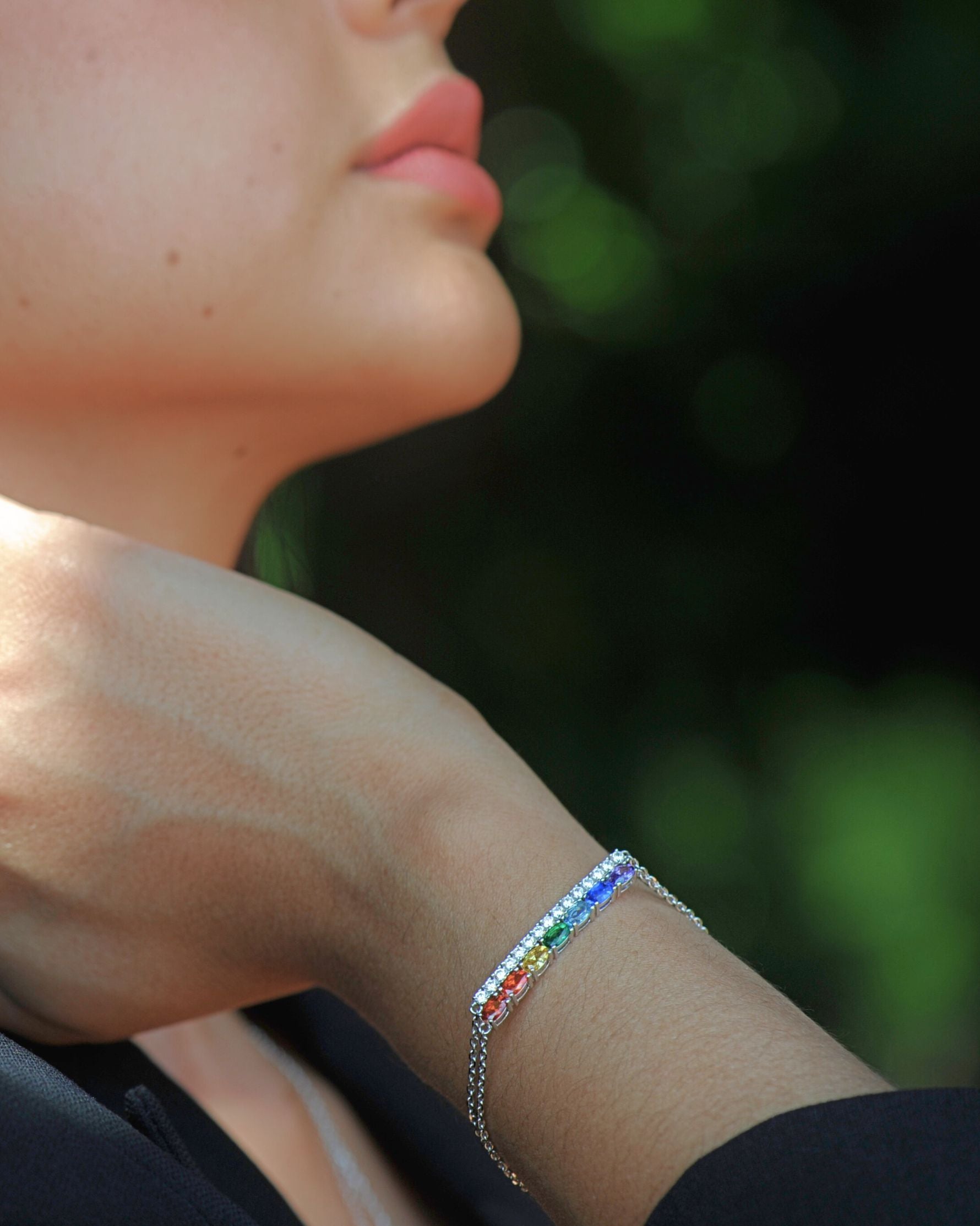 Arc-en-Ciel Bracelet – 925 Silver