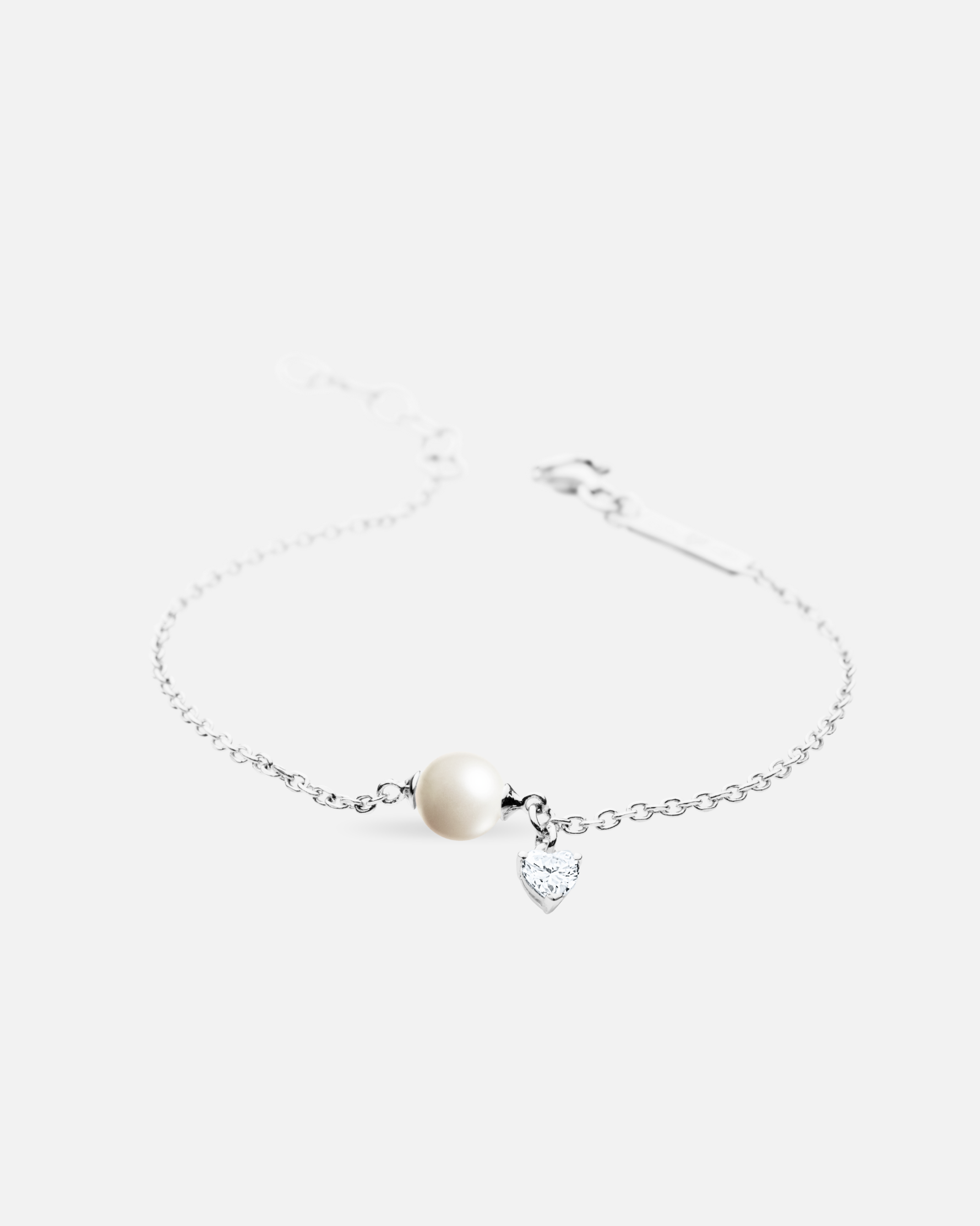 Bracelet chaine perle en argent Pureté