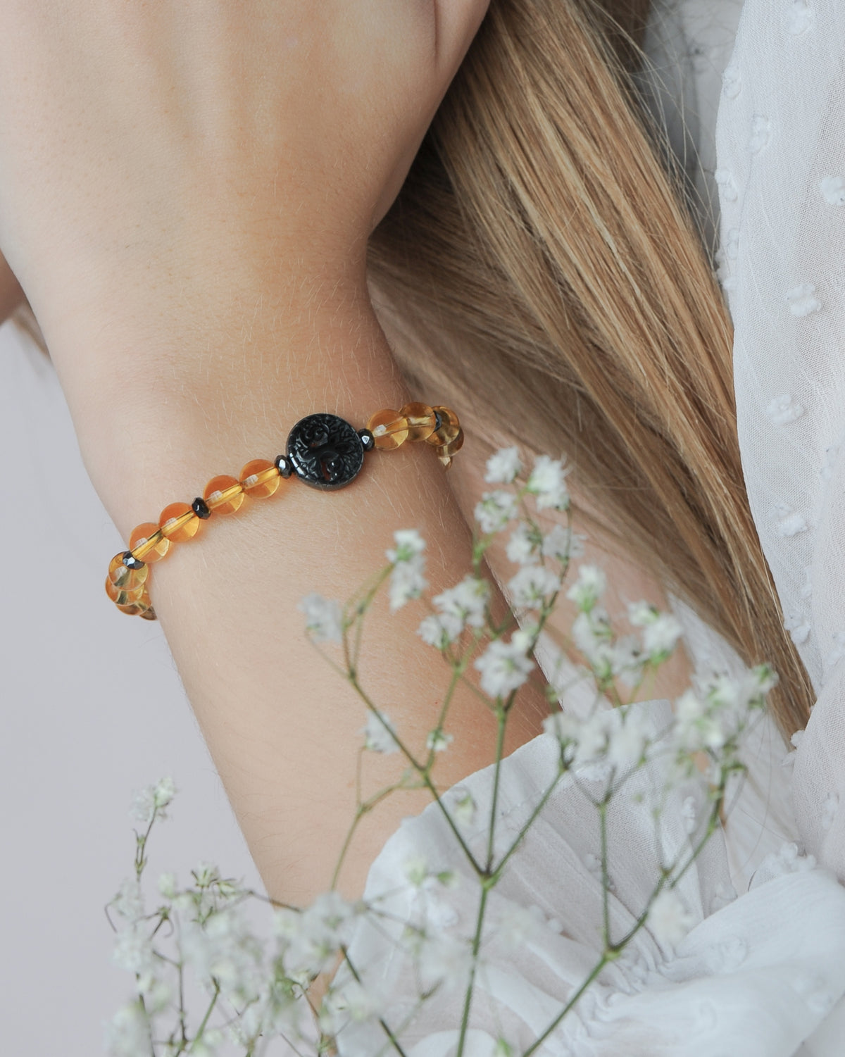 Citrine Arbre de Vie Bracelet