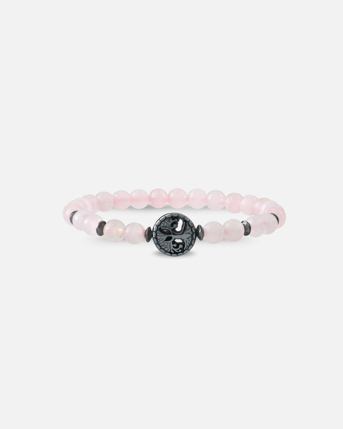 Rose Quartz Arbre de Vie Bracelet