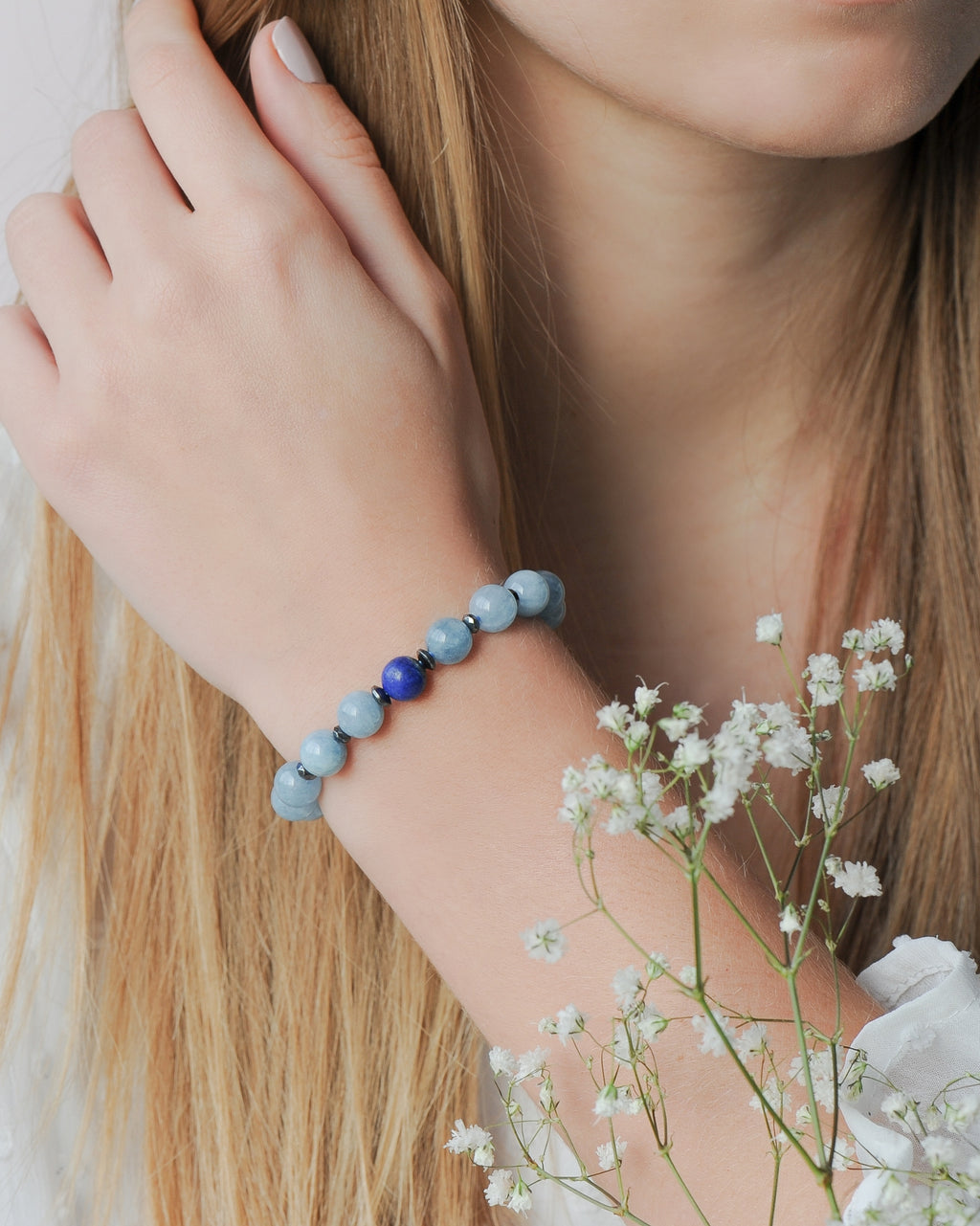 Aquamarine Talisman Bracelet