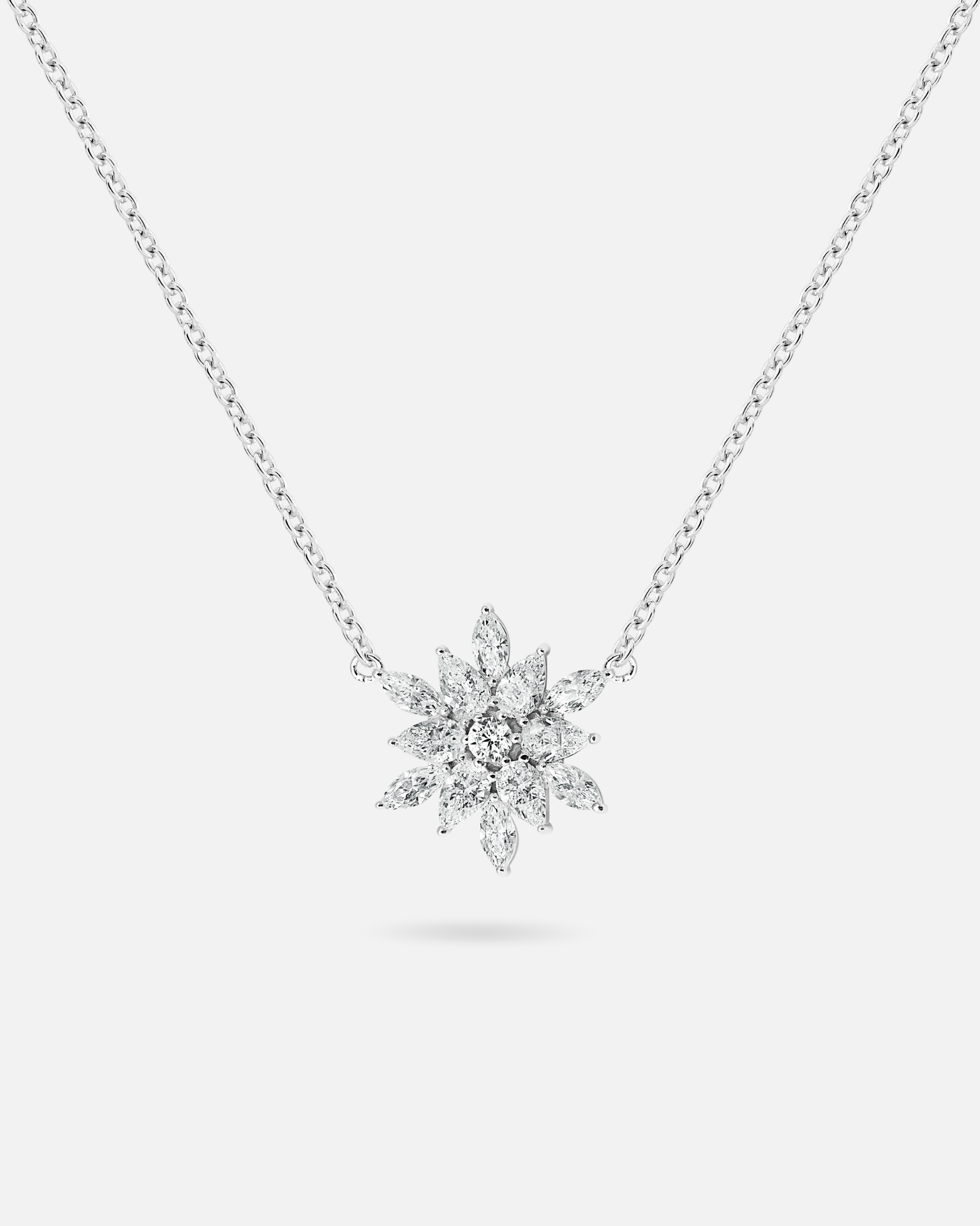 Fleur des Neiges Necklace – 925 Silver