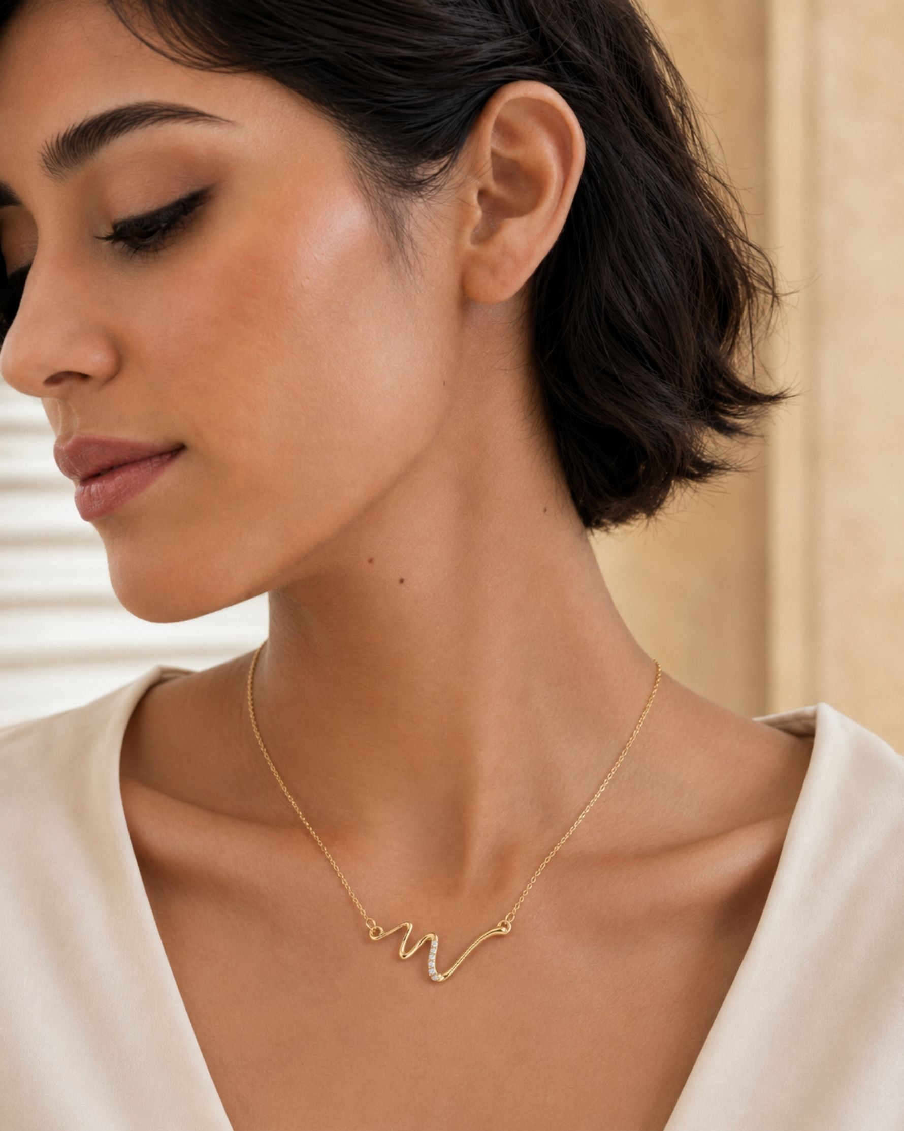 Collier Heartbeat en argent 925
