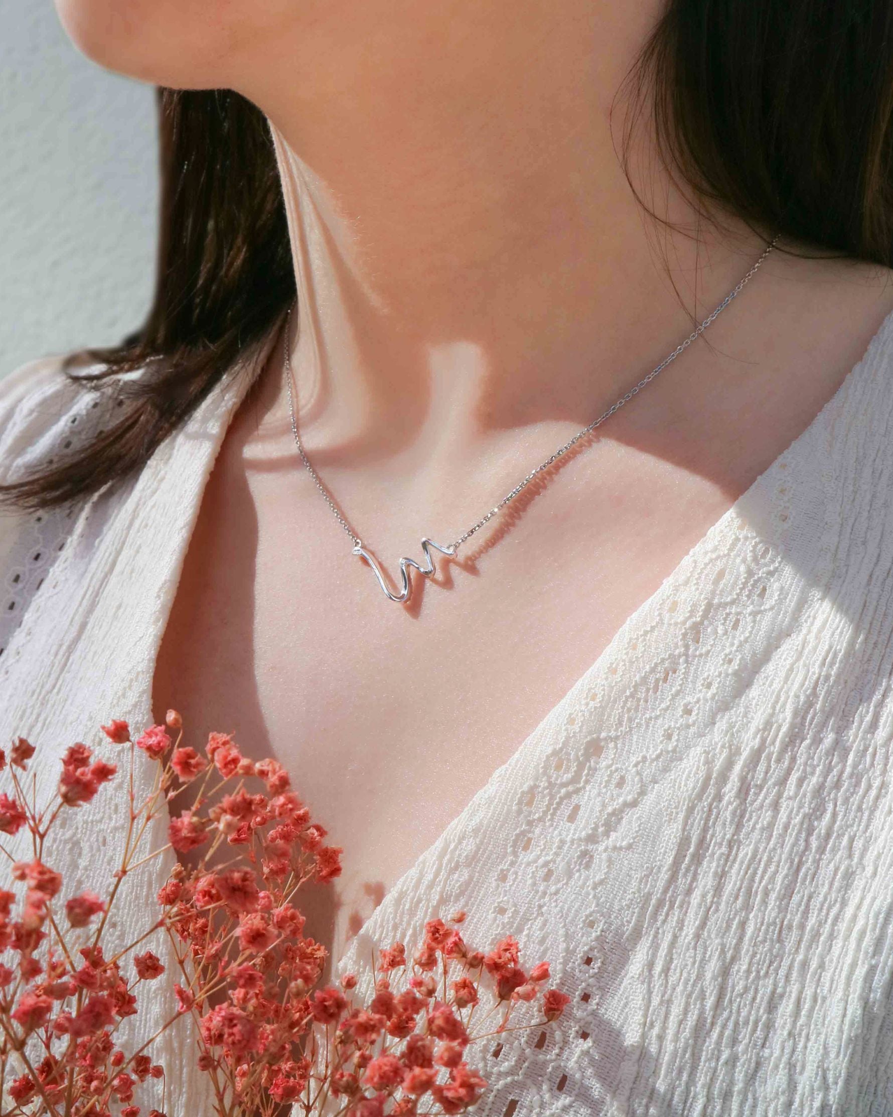 Heartbeat Necklace – 925 Silver