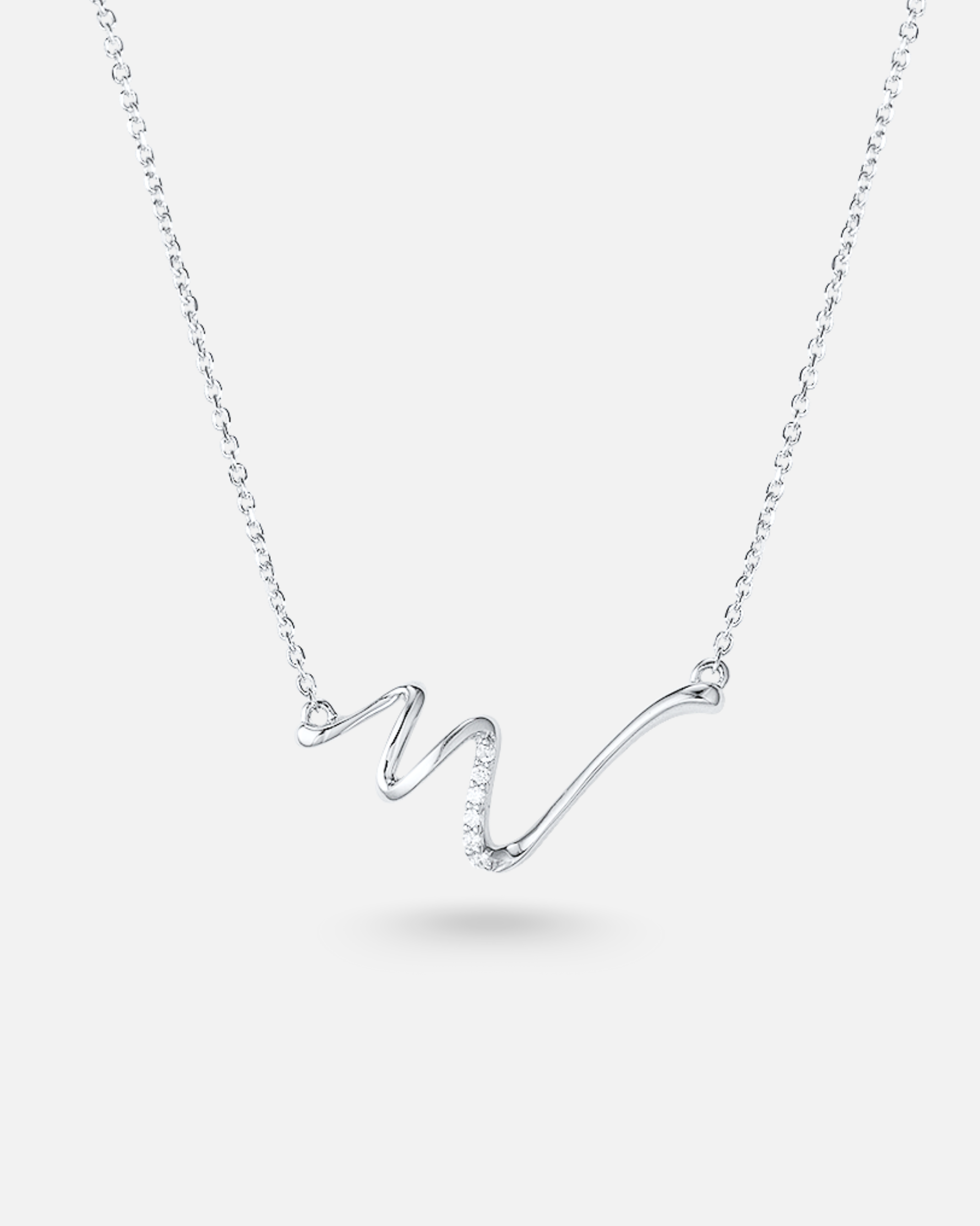 Heartbeat Necklace – 925 Silver