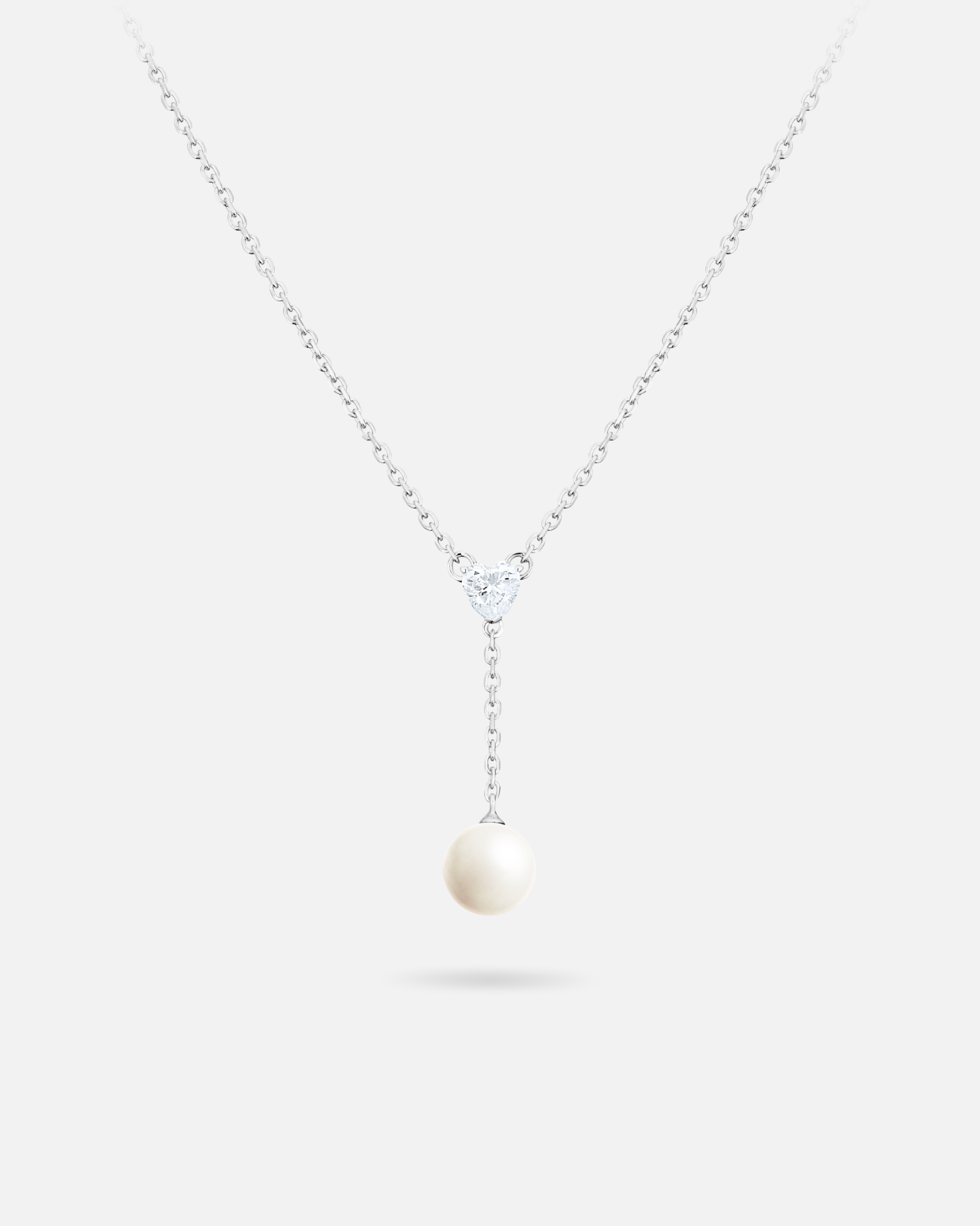 Collier perle blanche Pureté