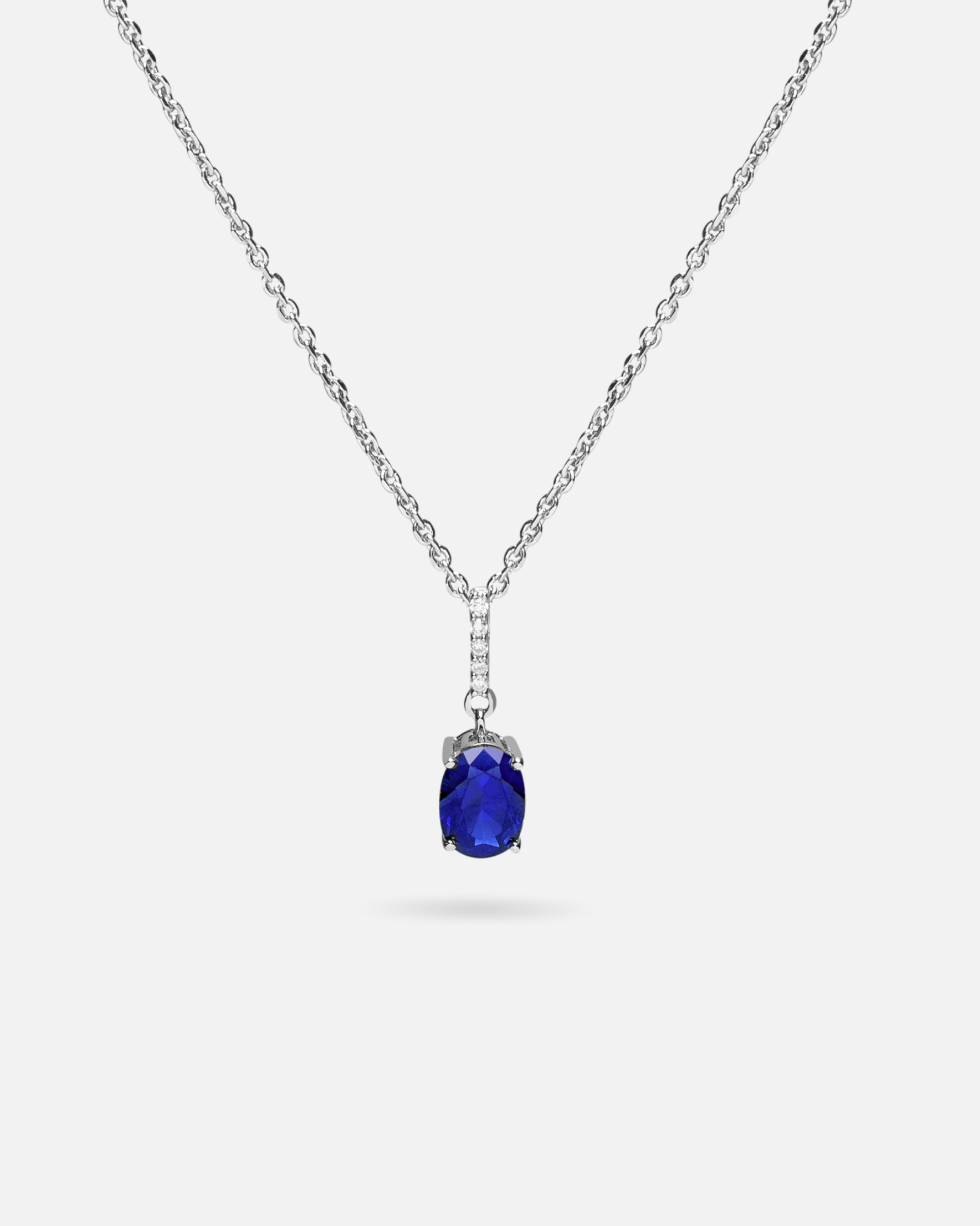 Traditional Sapphire Necklace – 925 Silver