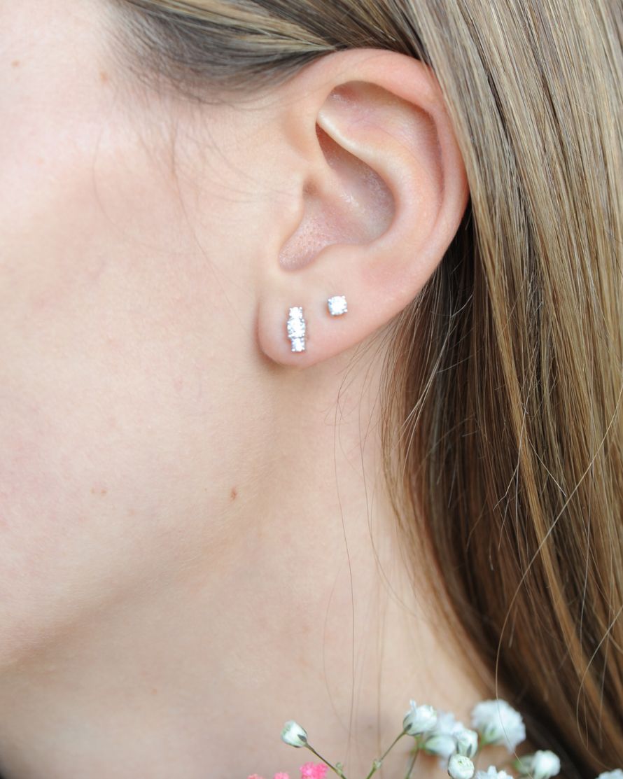 Boucles d’oreilles Earjacket La Vie en Rose