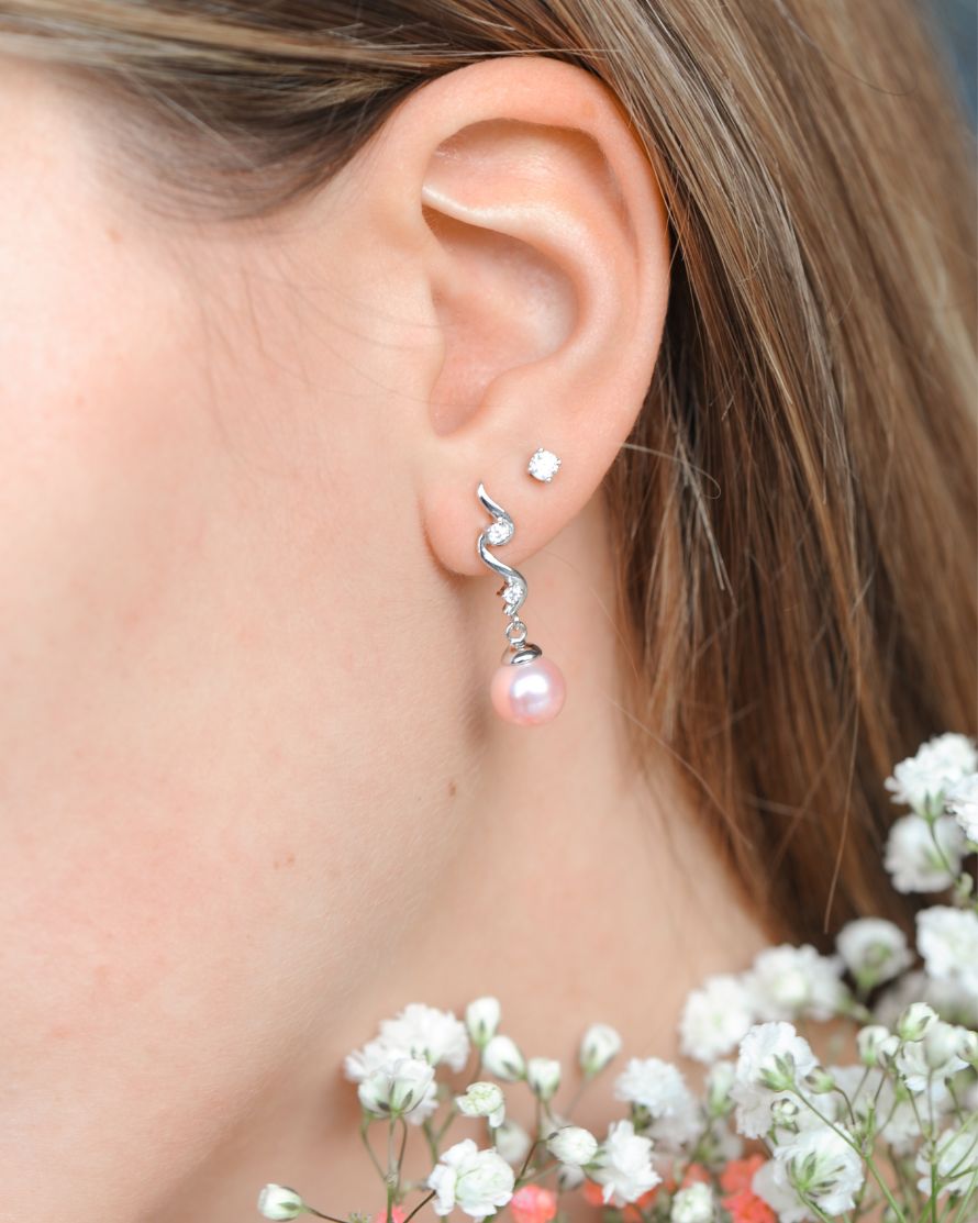 Boucles d’oreilles La Vie en Rose