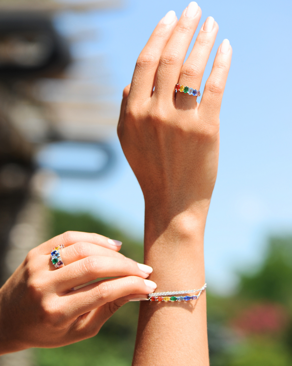 Bracelet Arc-en-Ciel – Argent 925