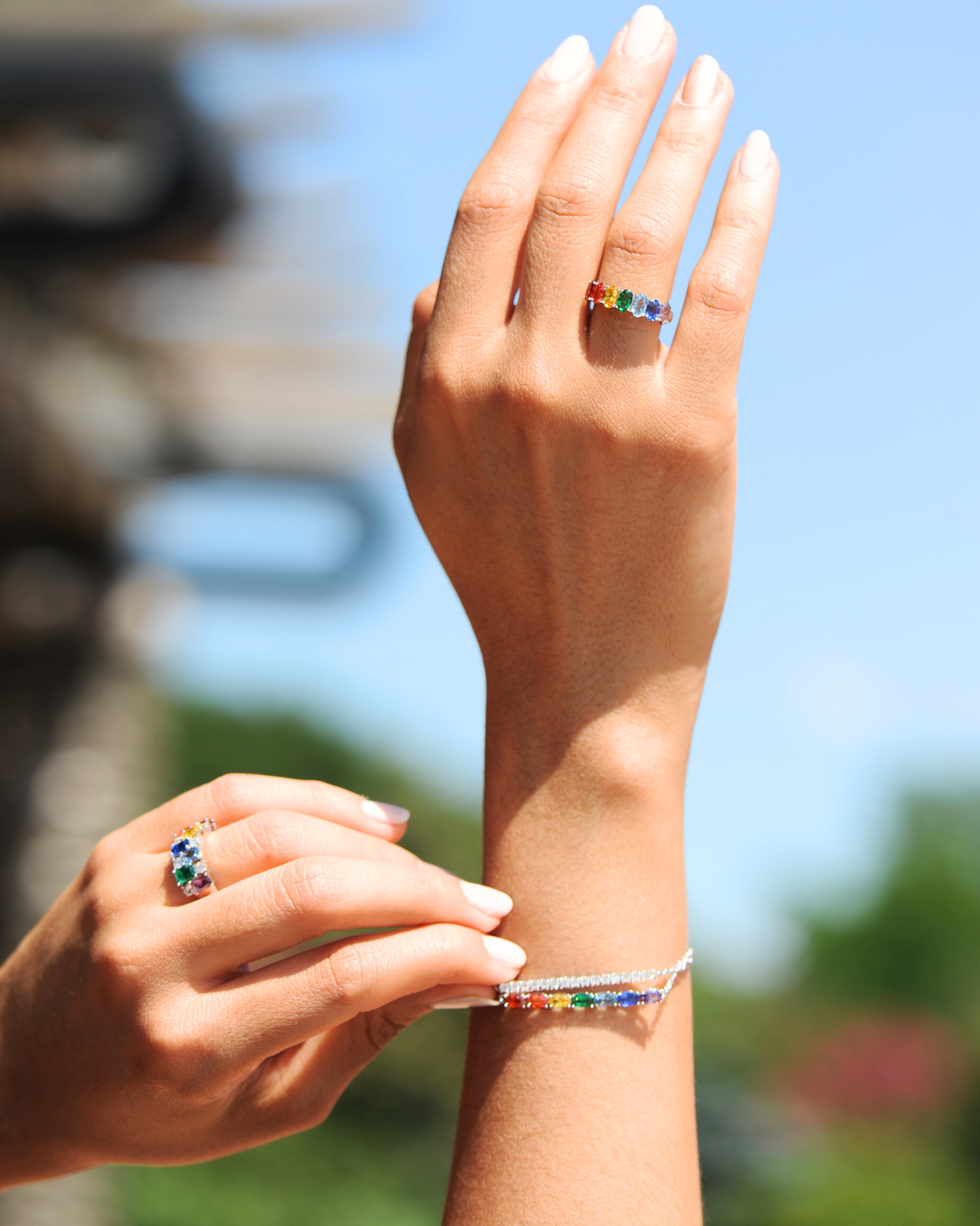 Bracelet Arc-en-Ciel – Argent 925