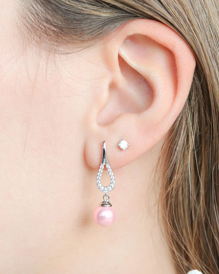 Boucles d'oreilles La Vie en Rose