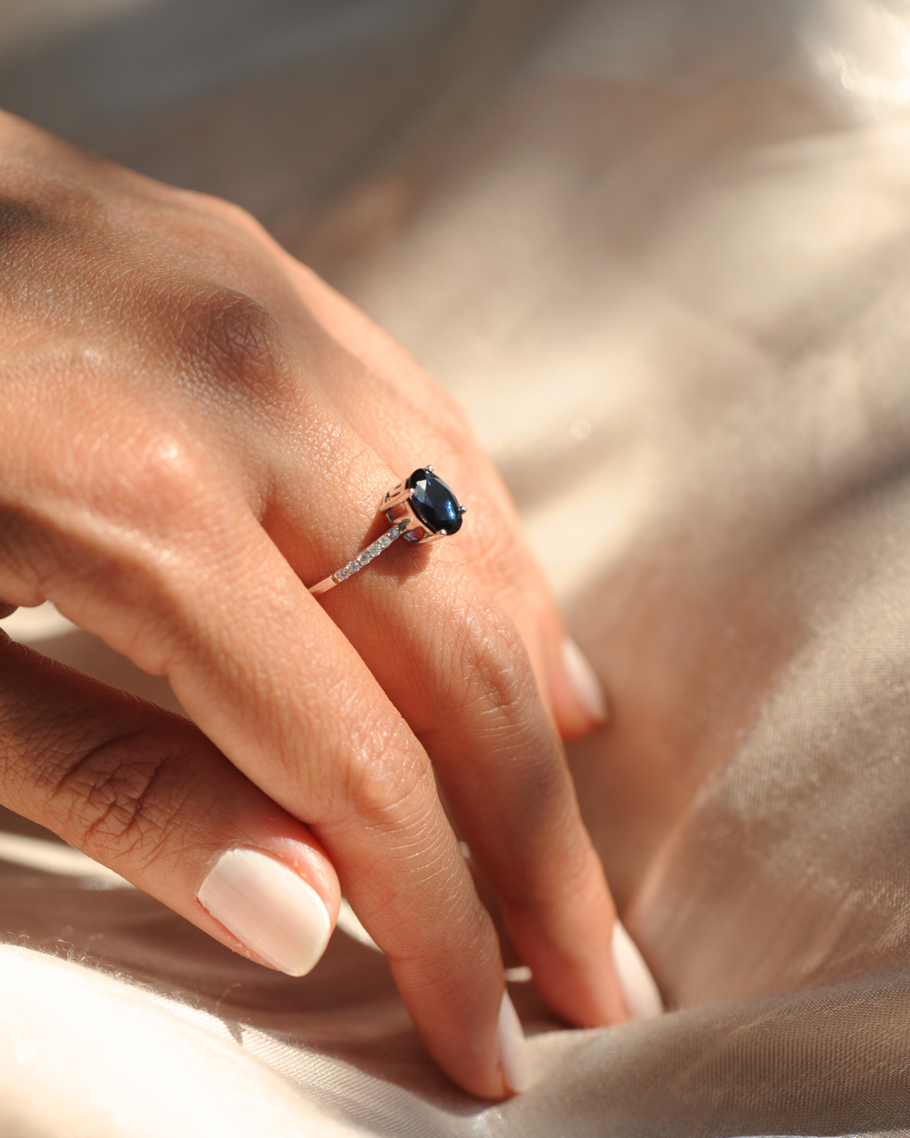 Bague Saphir Tradition – Argent 925