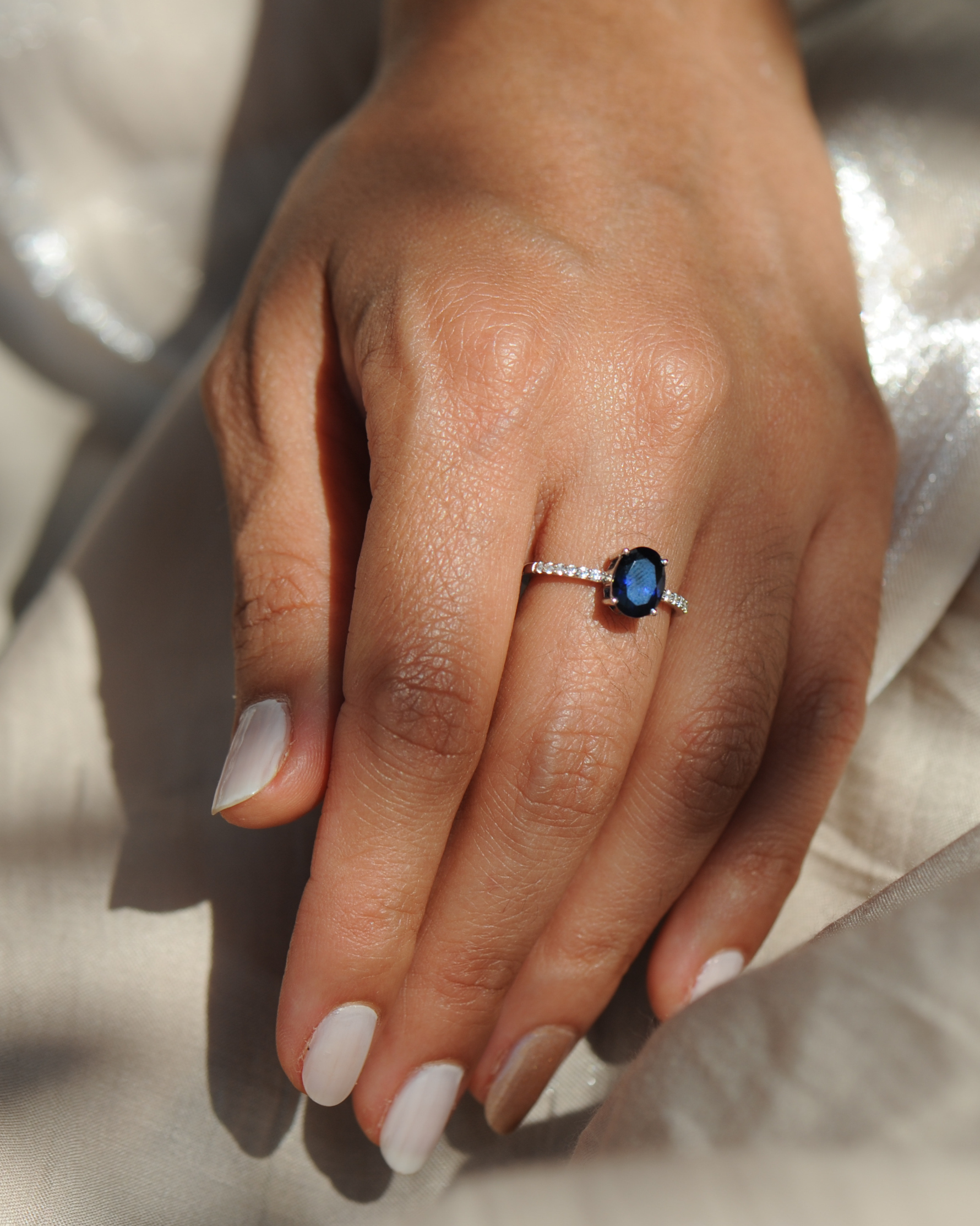 Bague Saphir Tradition – Argent 925
